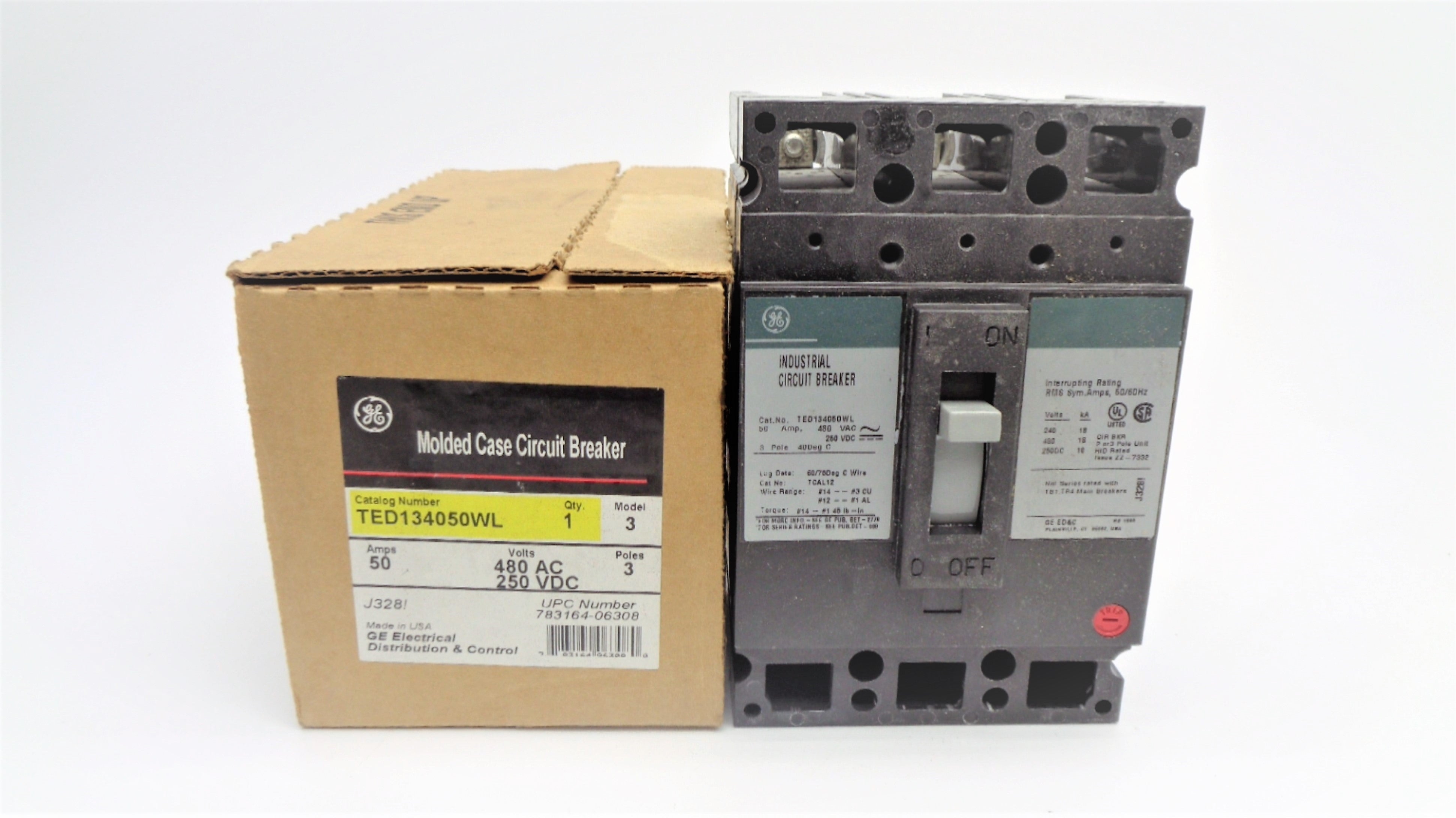 GENERAL ELECTRIC TED134050WL 50A 480V NSMP