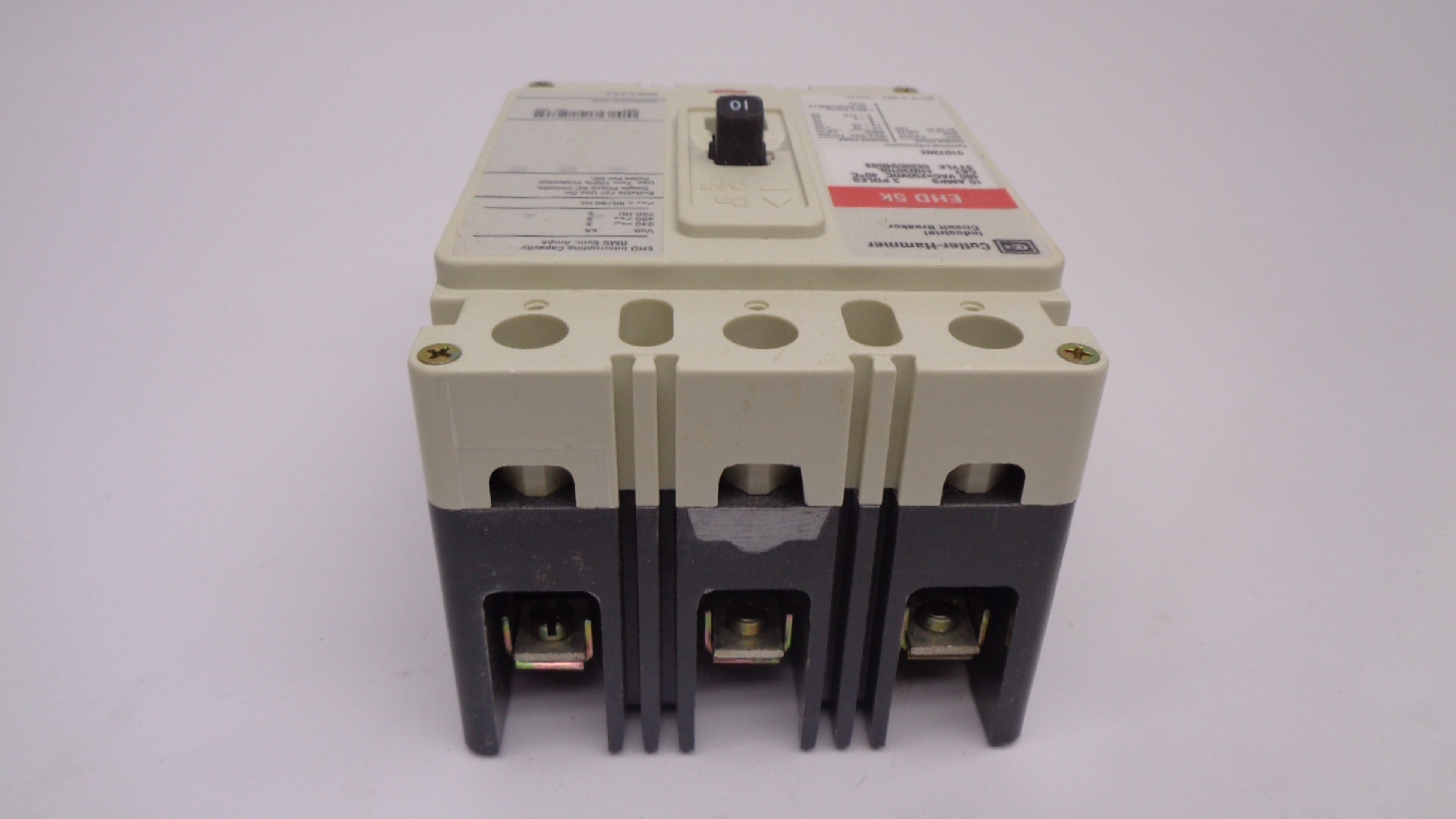 CUTLER HAMMER EHD3010L 10A 480V SER. C NSMP
