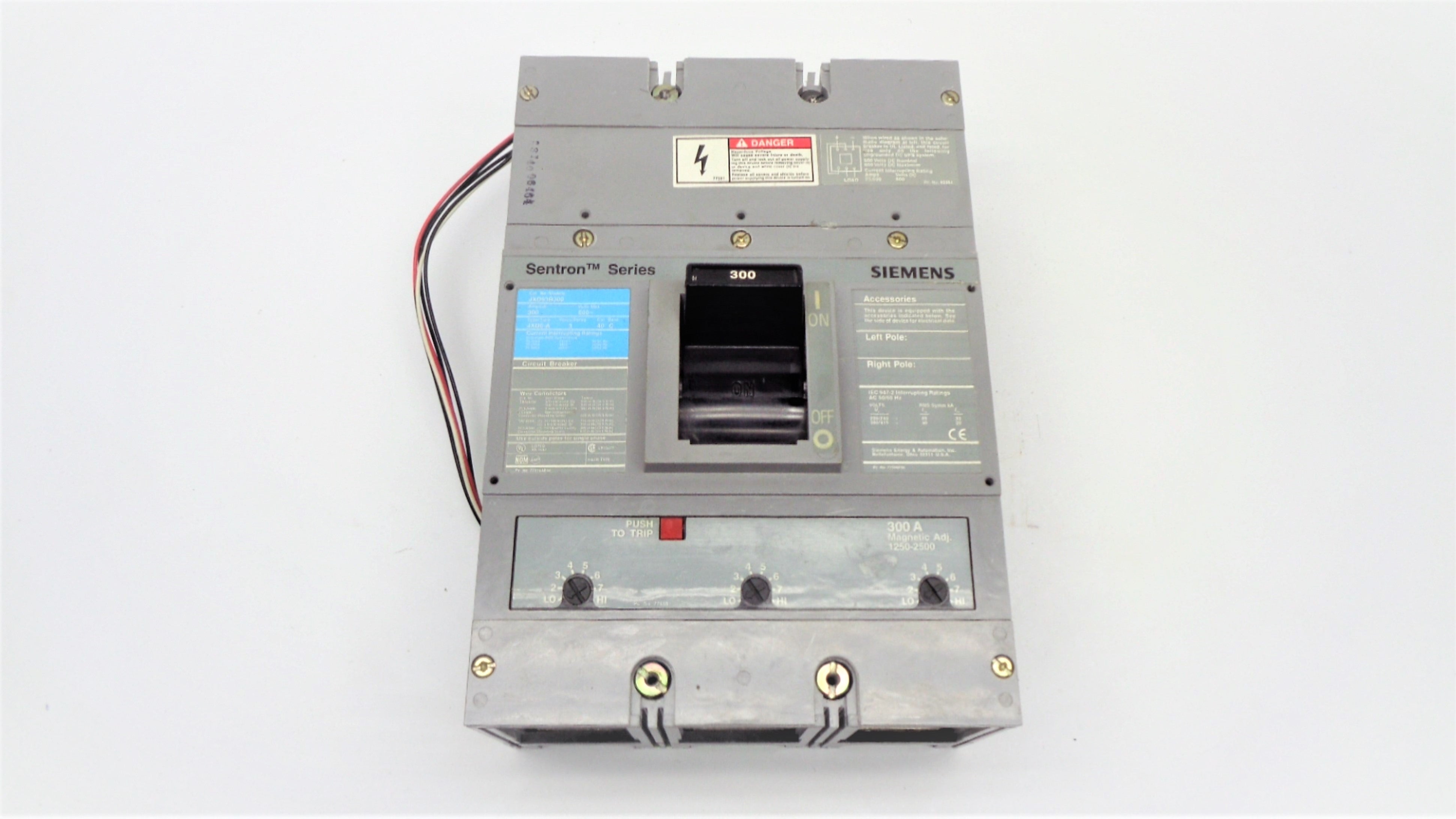 SIEMENS JXD63B300 300A 600V NSNP