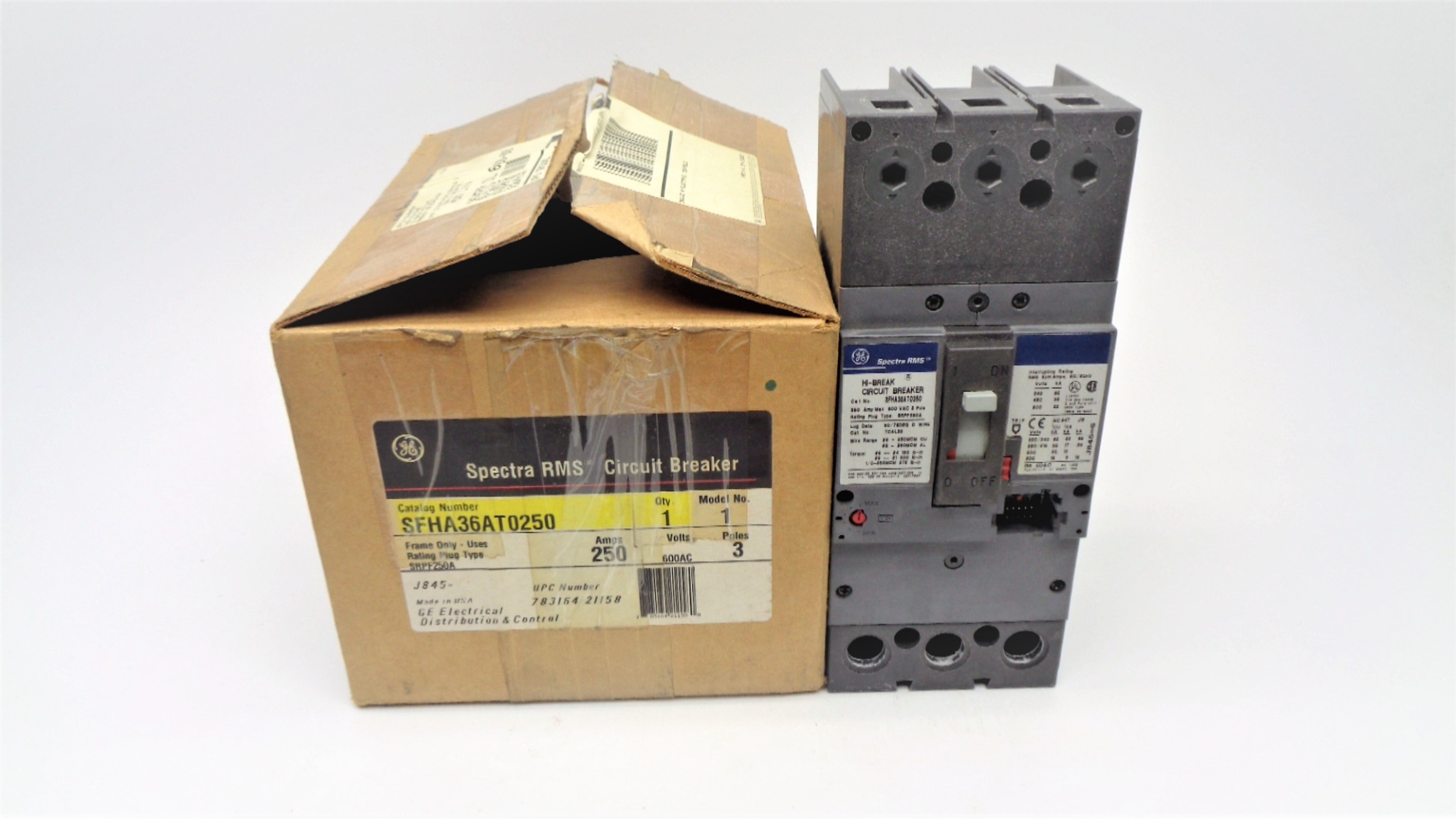 GENERAL ELECTRIC SFHA36AT0250 250A 600V NSMP