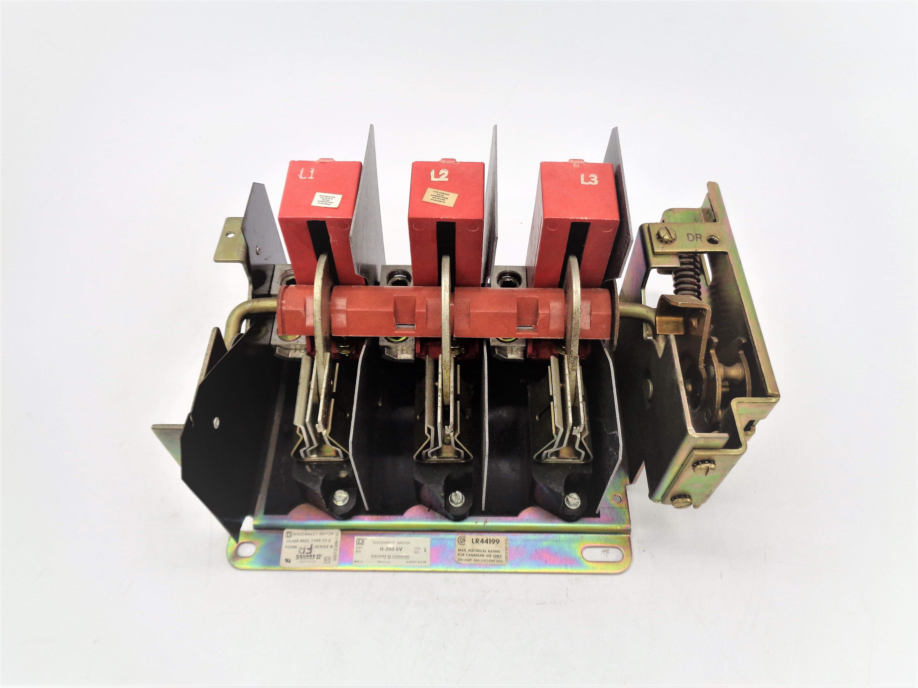 SQUARE D H-200-SV SER. B (AS PICTURED) NSNP