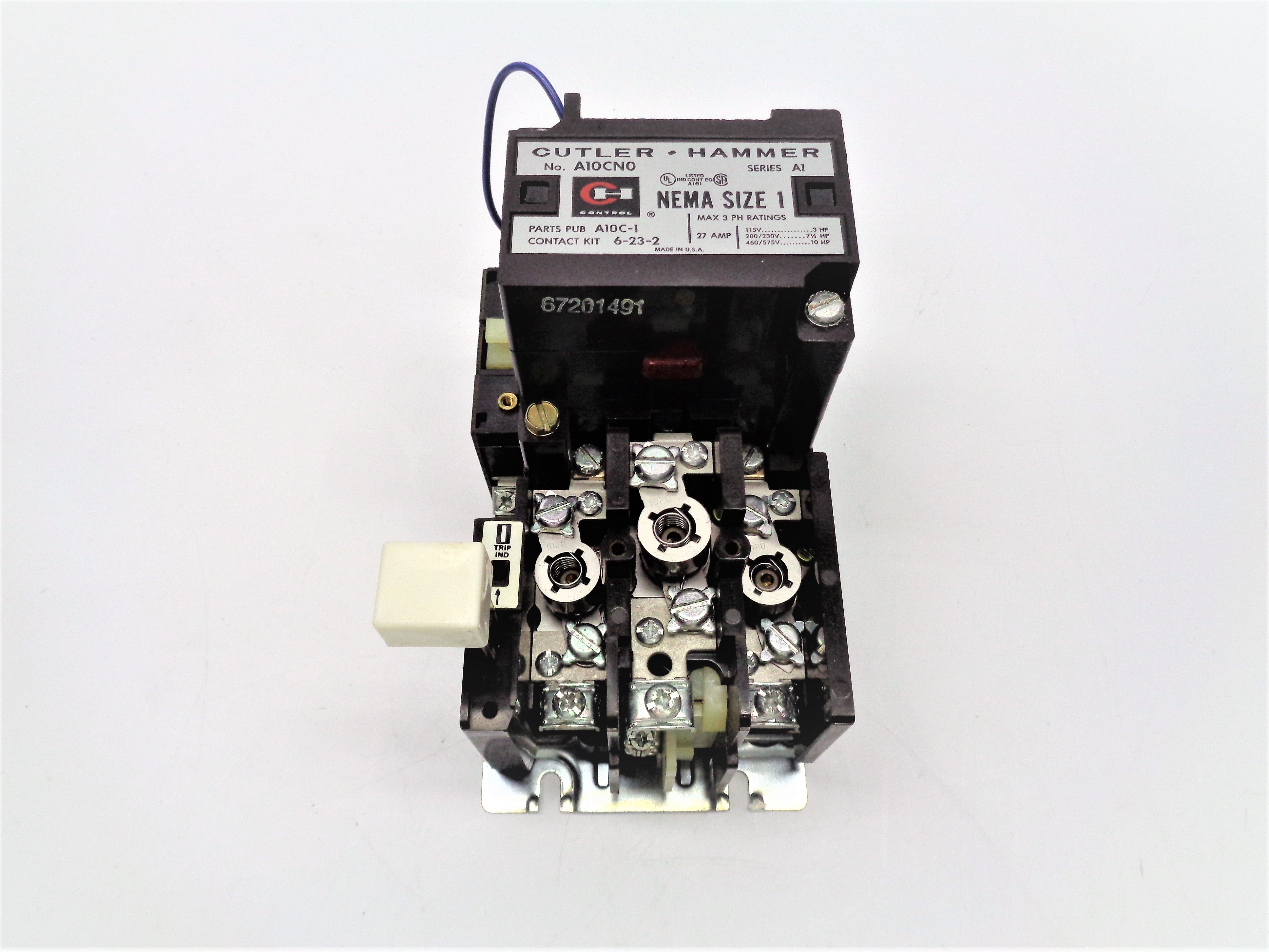 CUTLER HAMMER A10CNO SER. A1 (AS PICTURED) UNMP