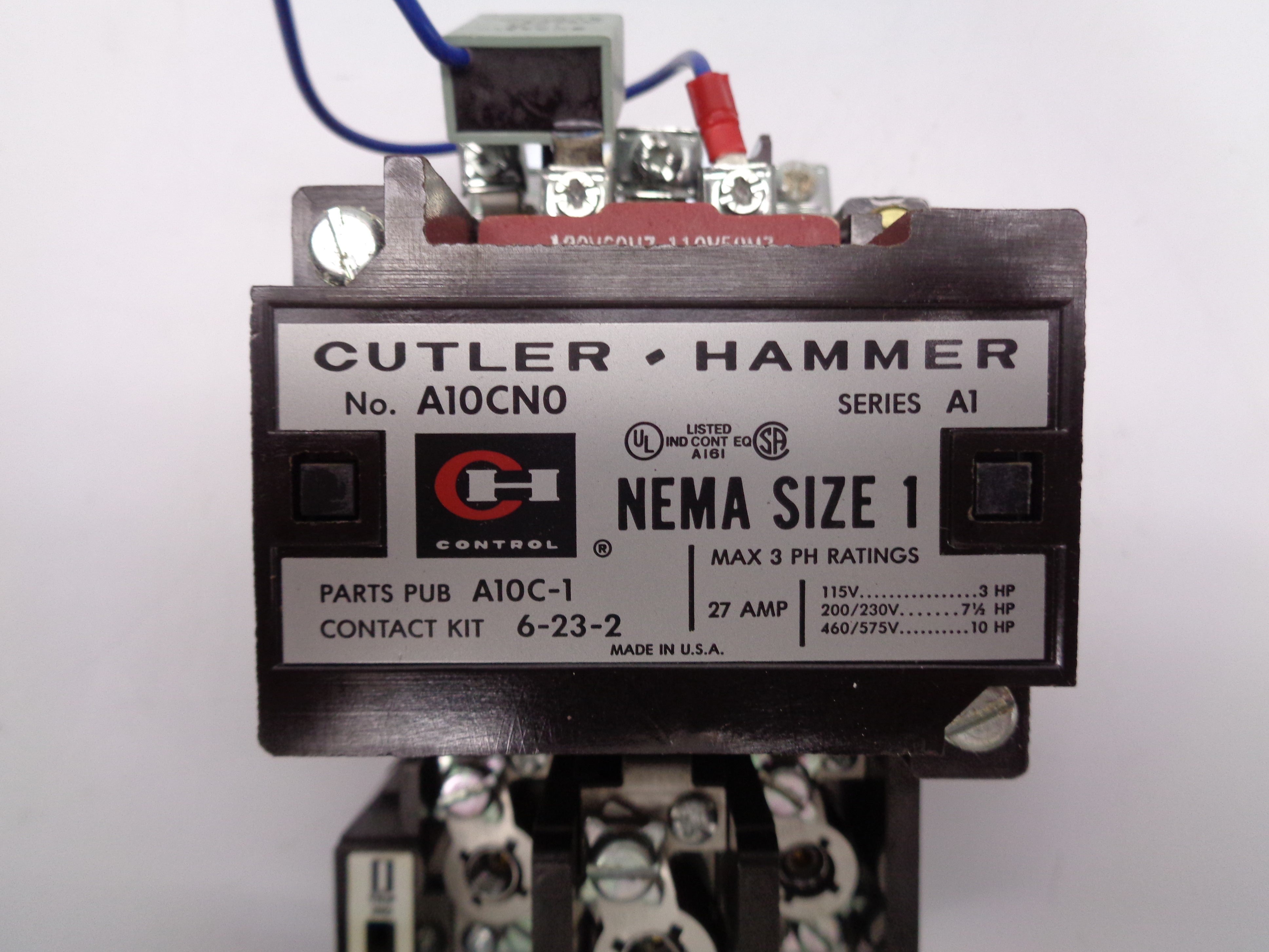 CUTLER HAMMER A10CNO SER. A1 (AS PICTURED) UNMP