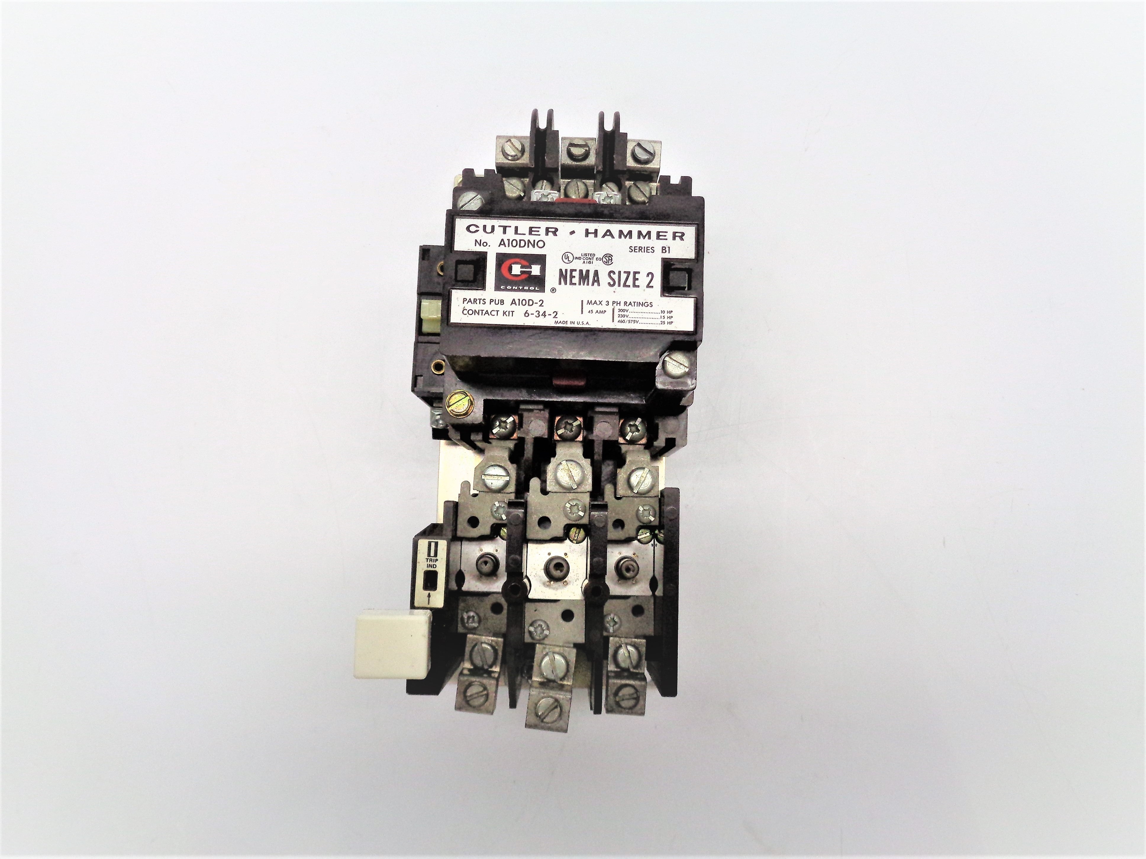CUTLER HAMMER A10DNO SER. B1 (AS PICTURED) NSNP