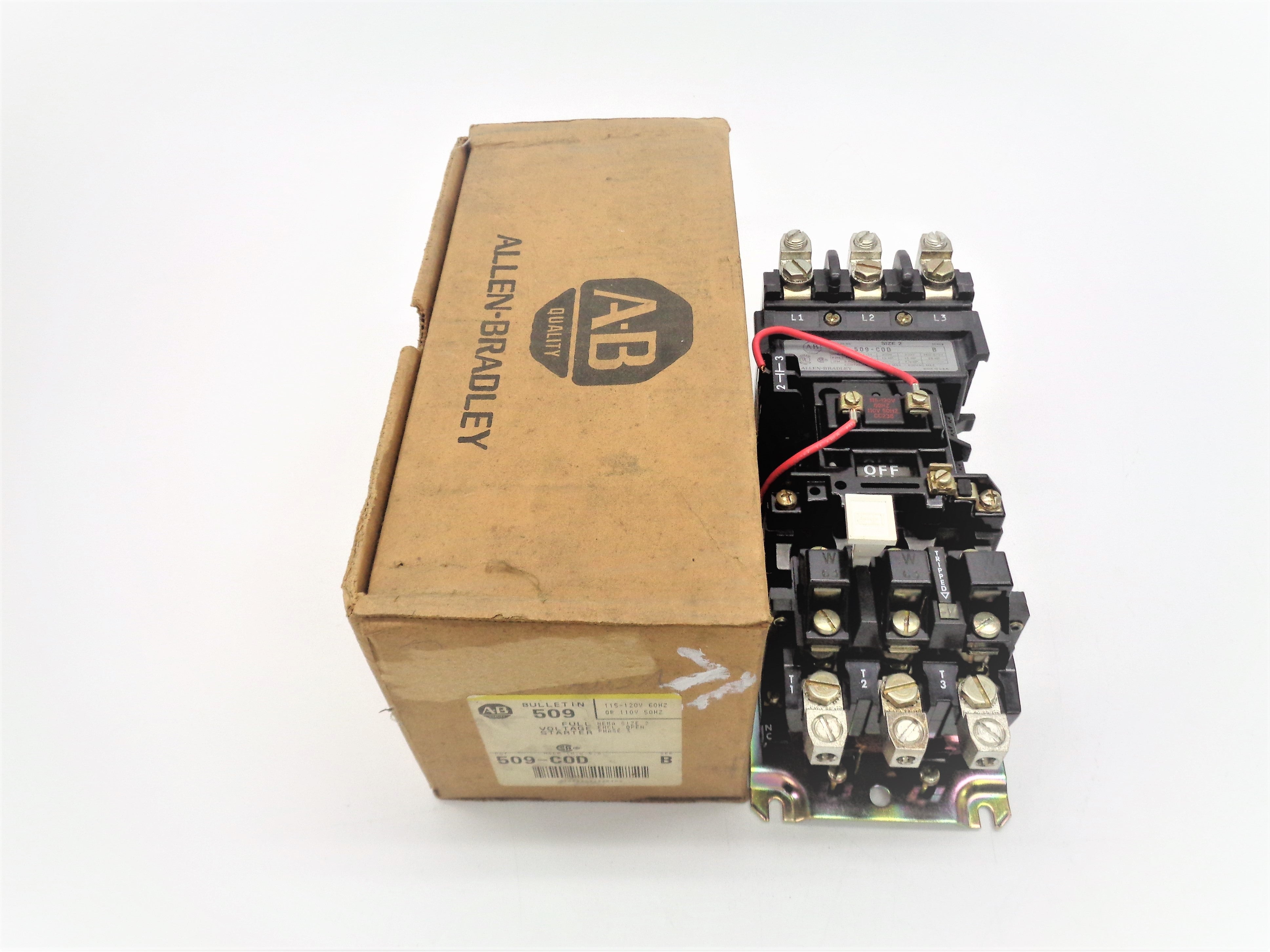 ALLEN BRADLEY 509-COD SER. B (BR/YL) NSMP