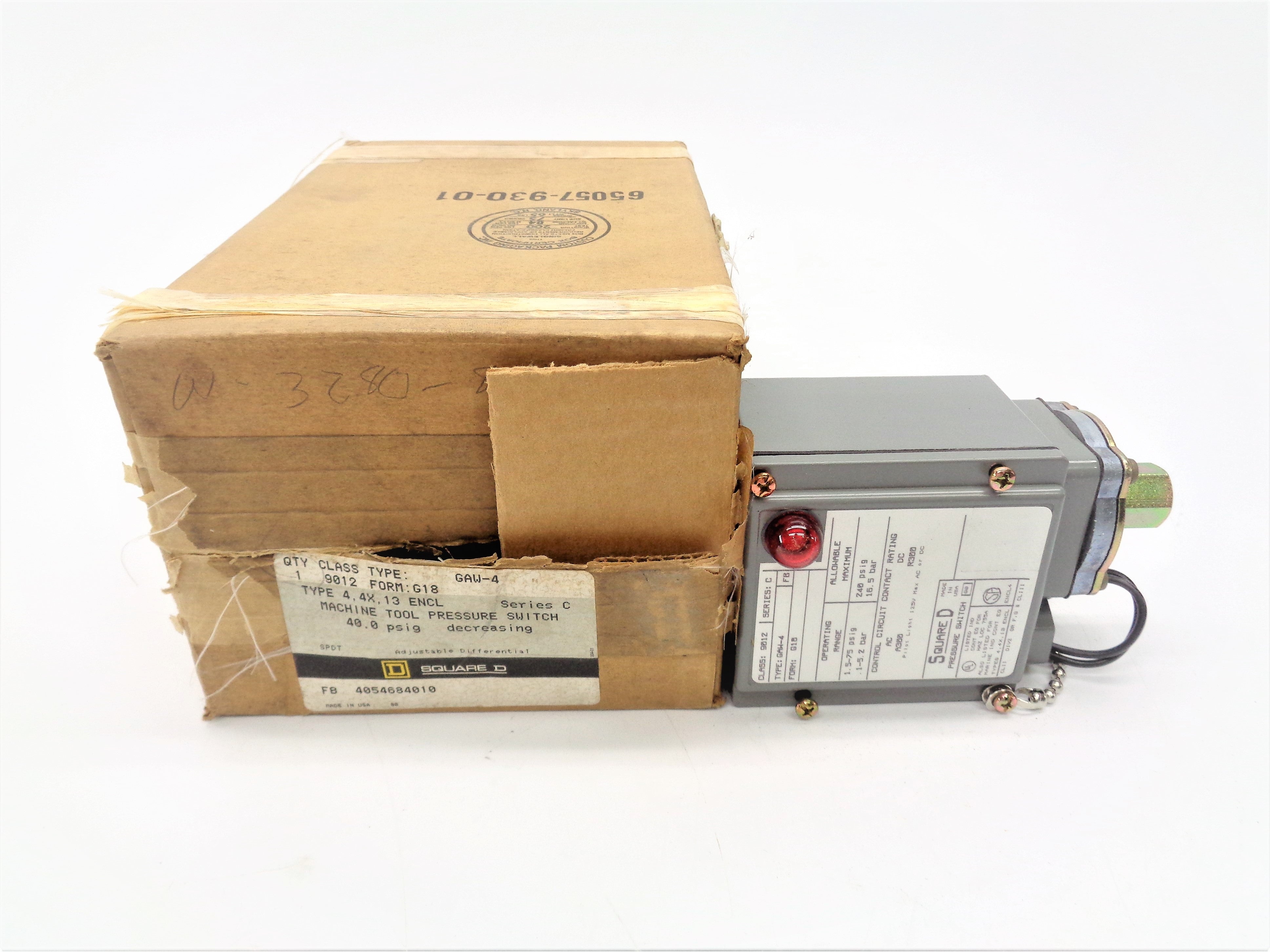 SQUARE D 9012GAW4G18 SER. C NSMP