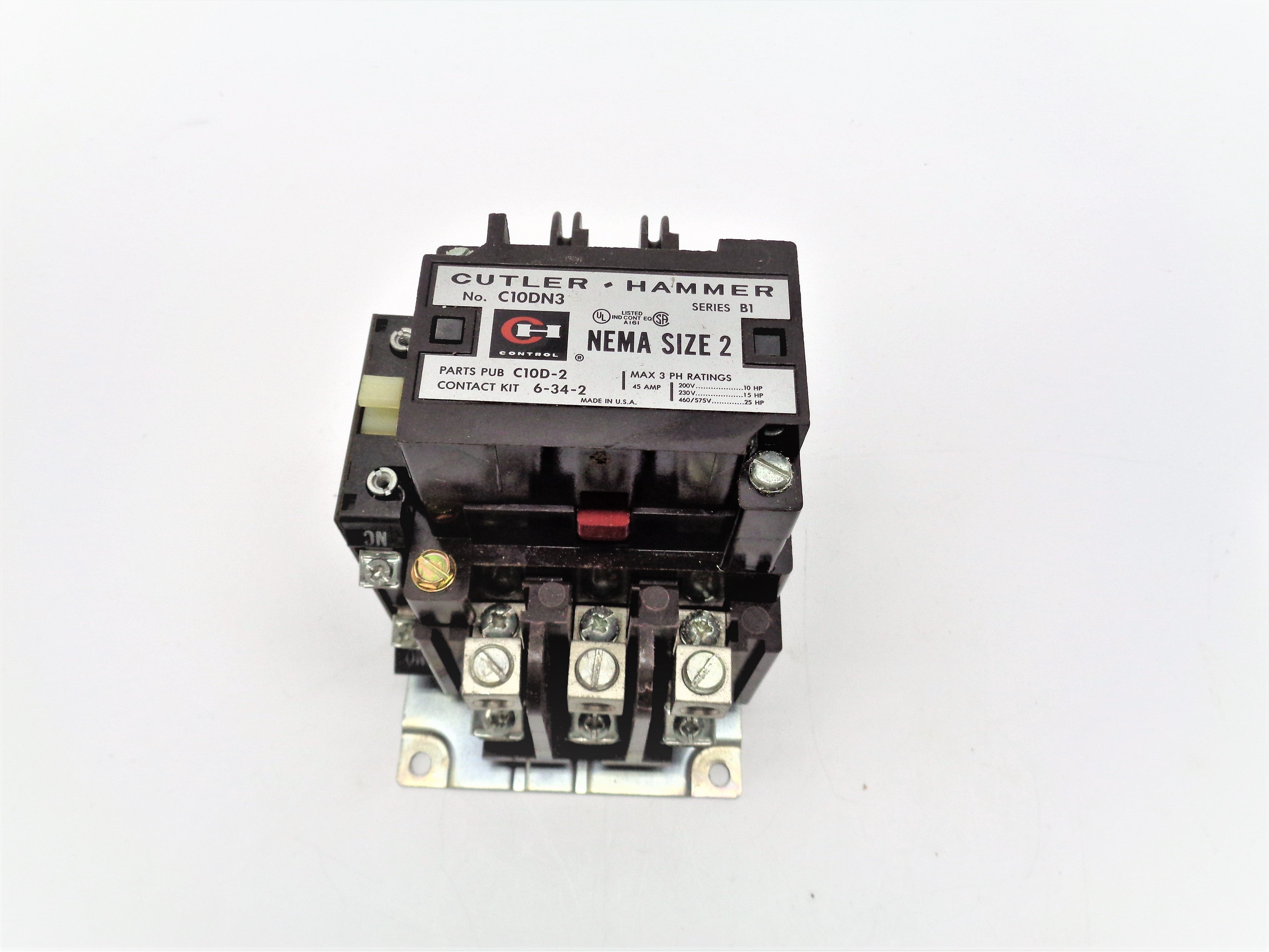 CUTLER HAMMER C10DN3 SER. B1 120V 45A NSNP