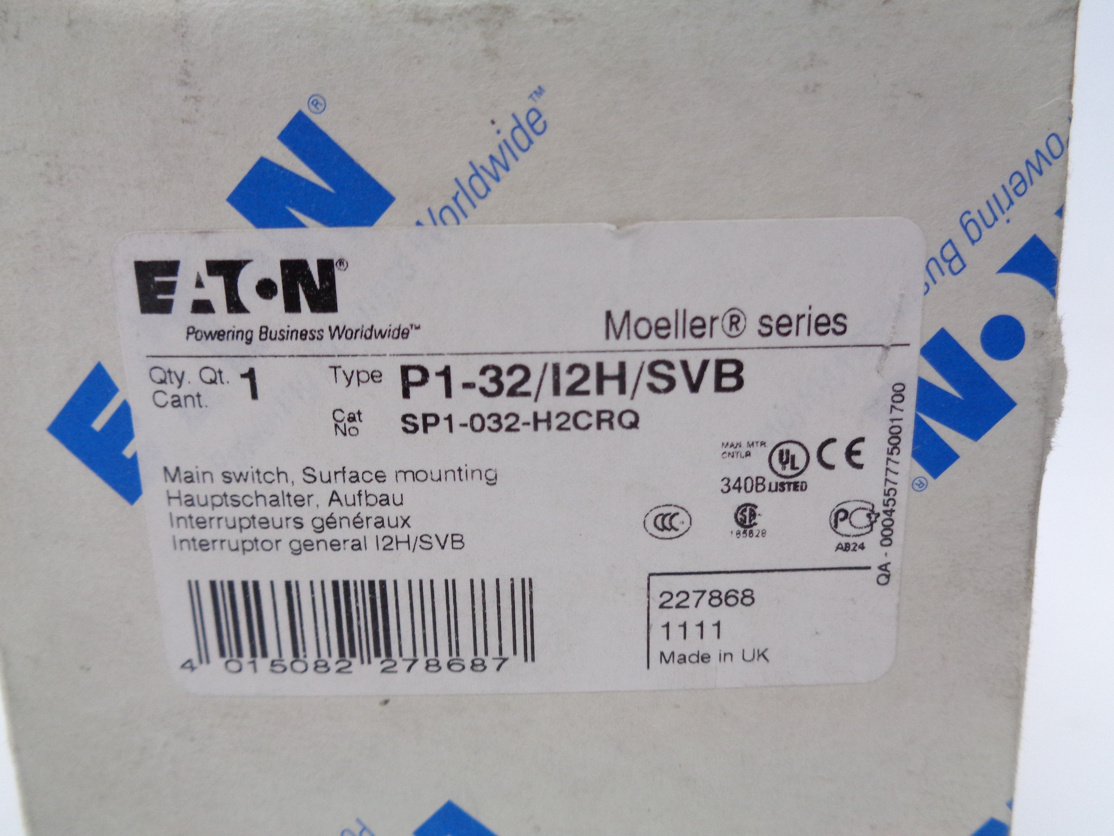 EATON P1-32/I2H/SVB NSMP