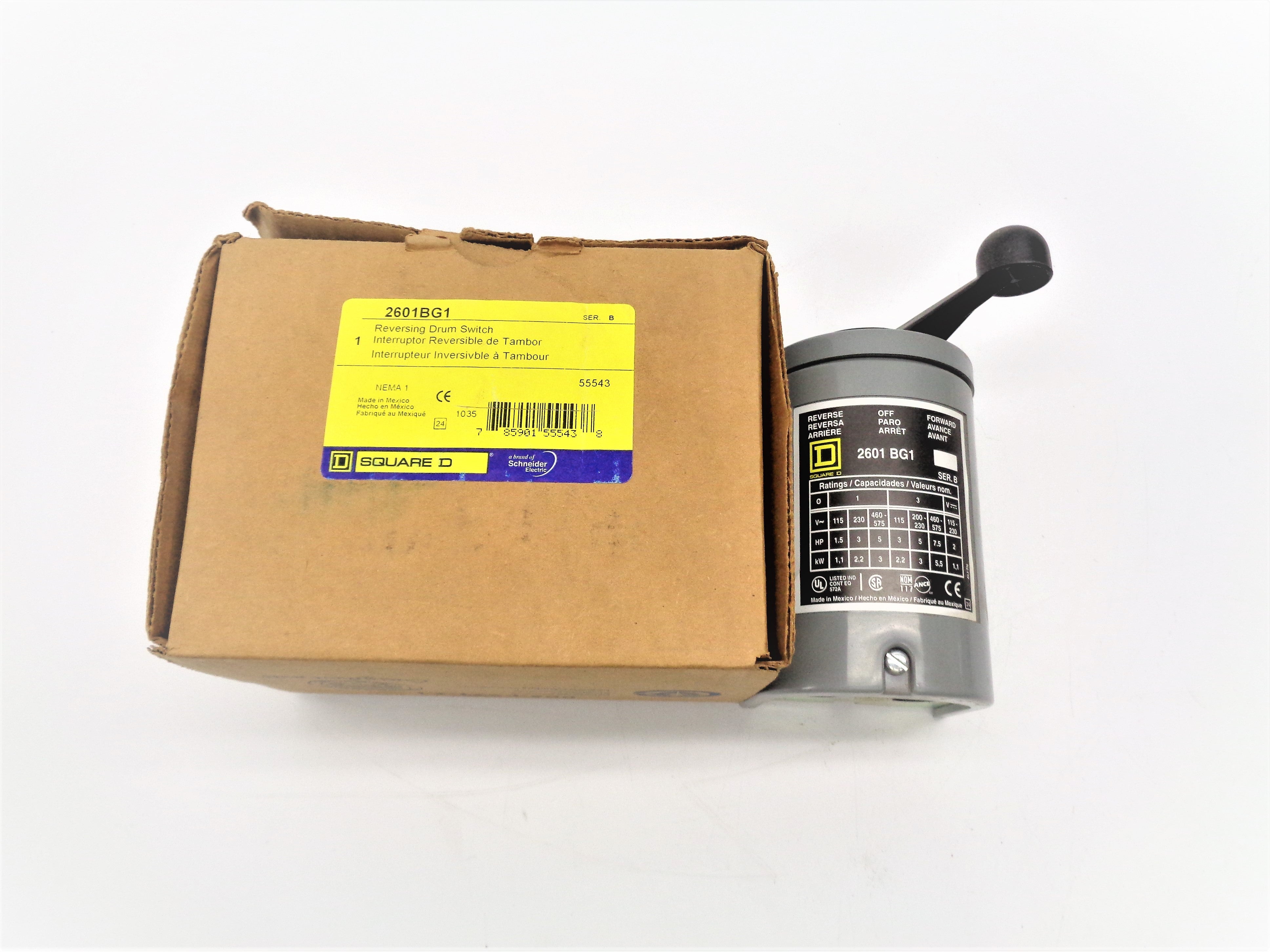 SQUARE D 2601BG1 SER. B NSMP