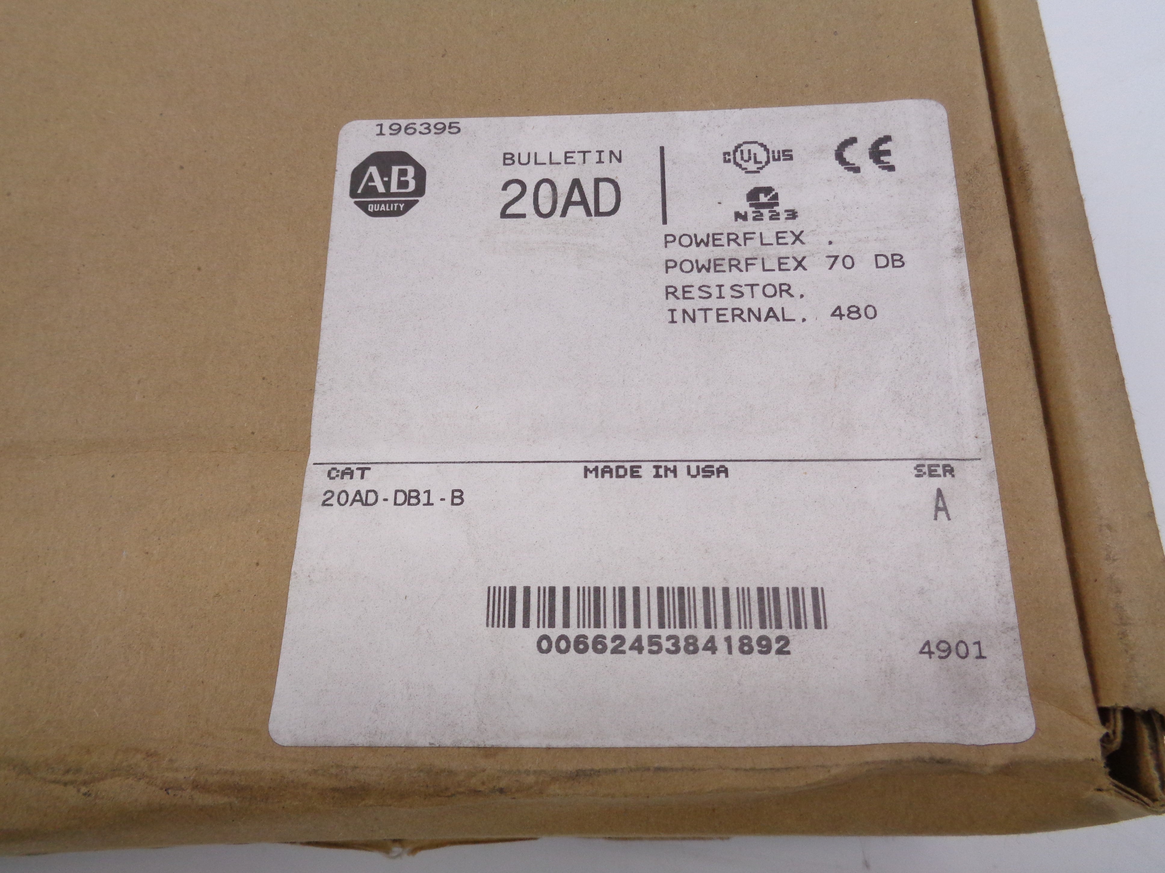 INDUSTRIAL SPARE PART 20AD-DB1-B SER. A 480VAC NSMP