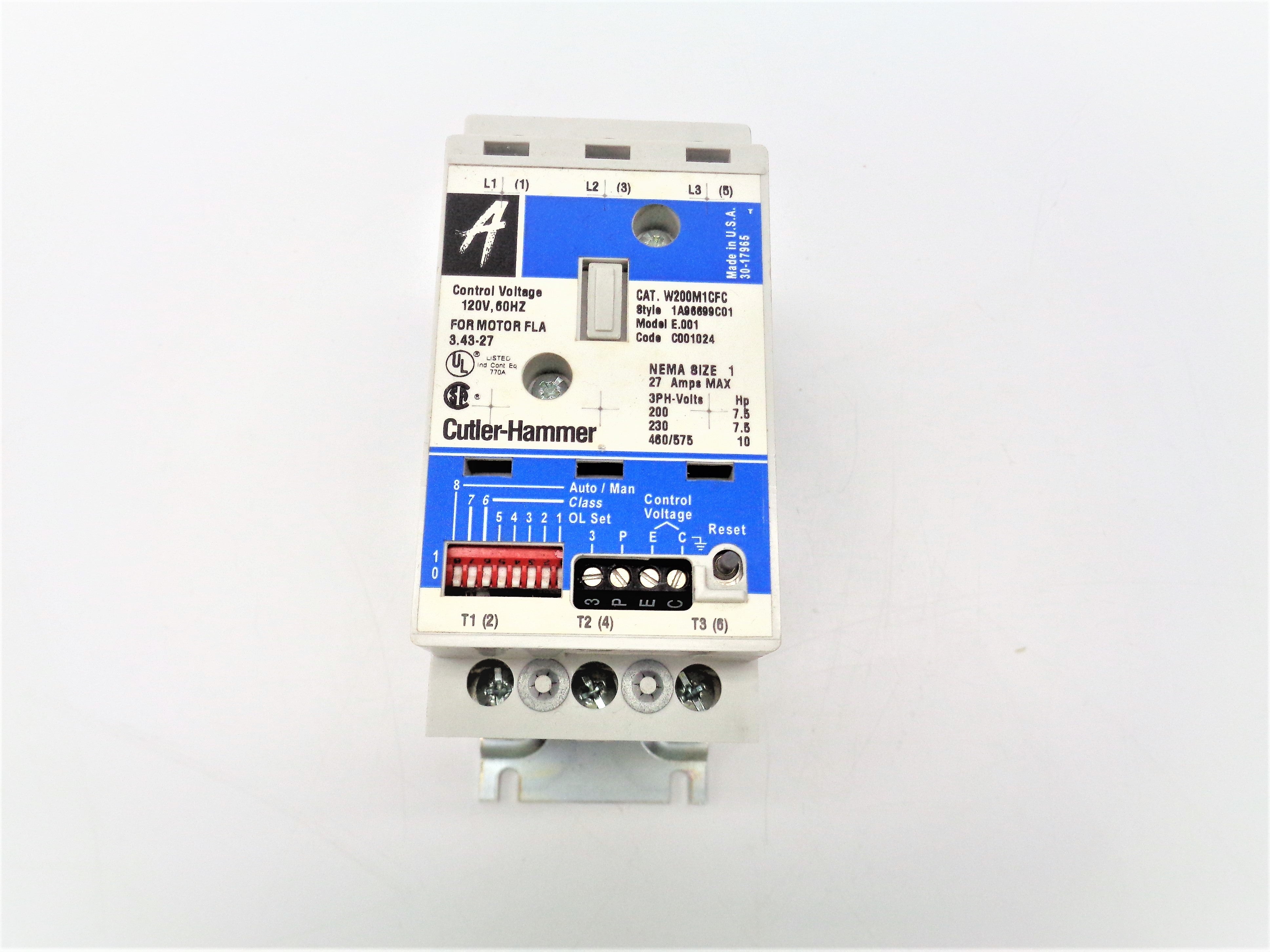 CUTLER HAMMER W200M1CFC NSNP