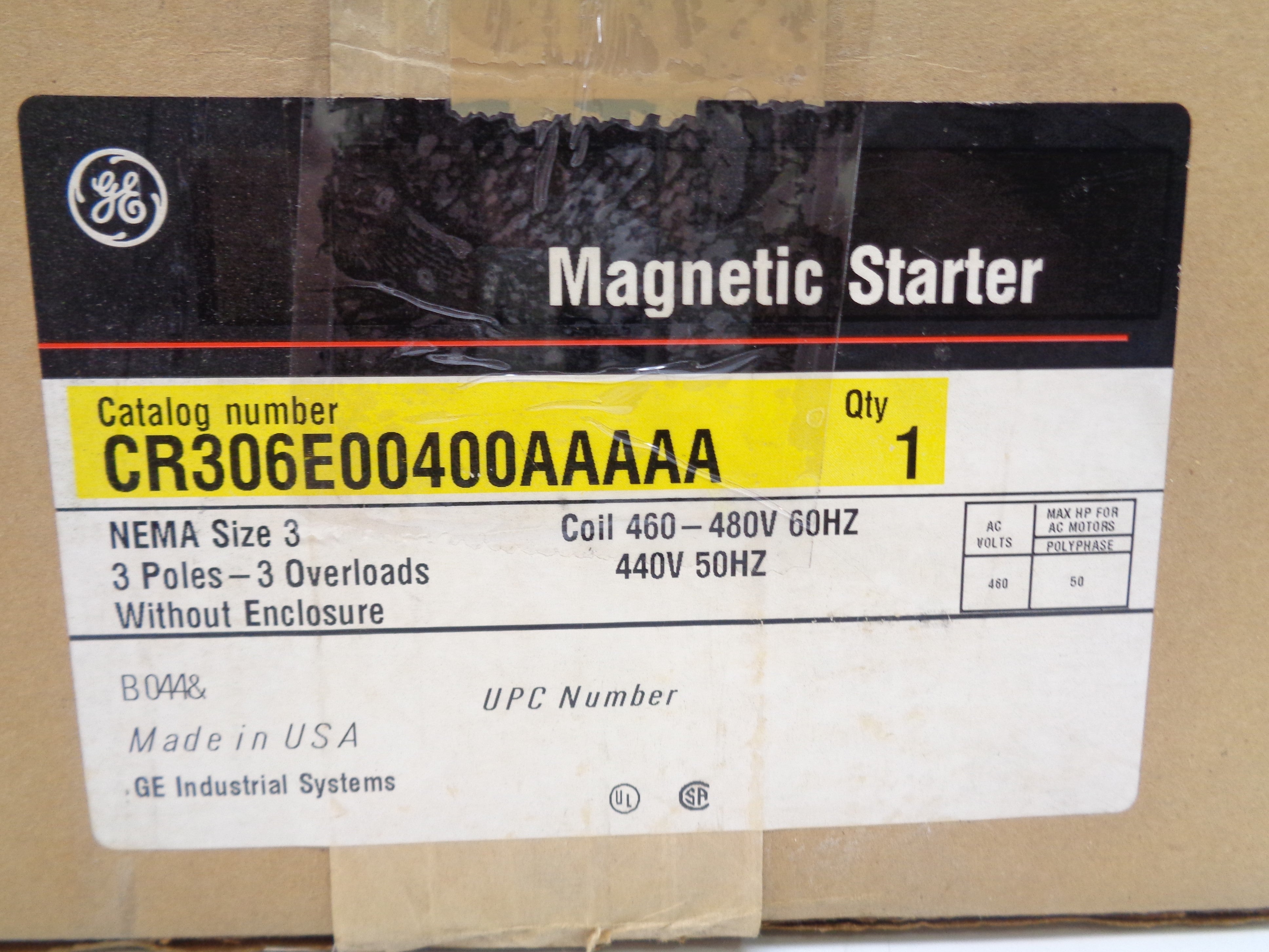 GENERAL ELECTRIC CR306E00400AAAAA NSMP