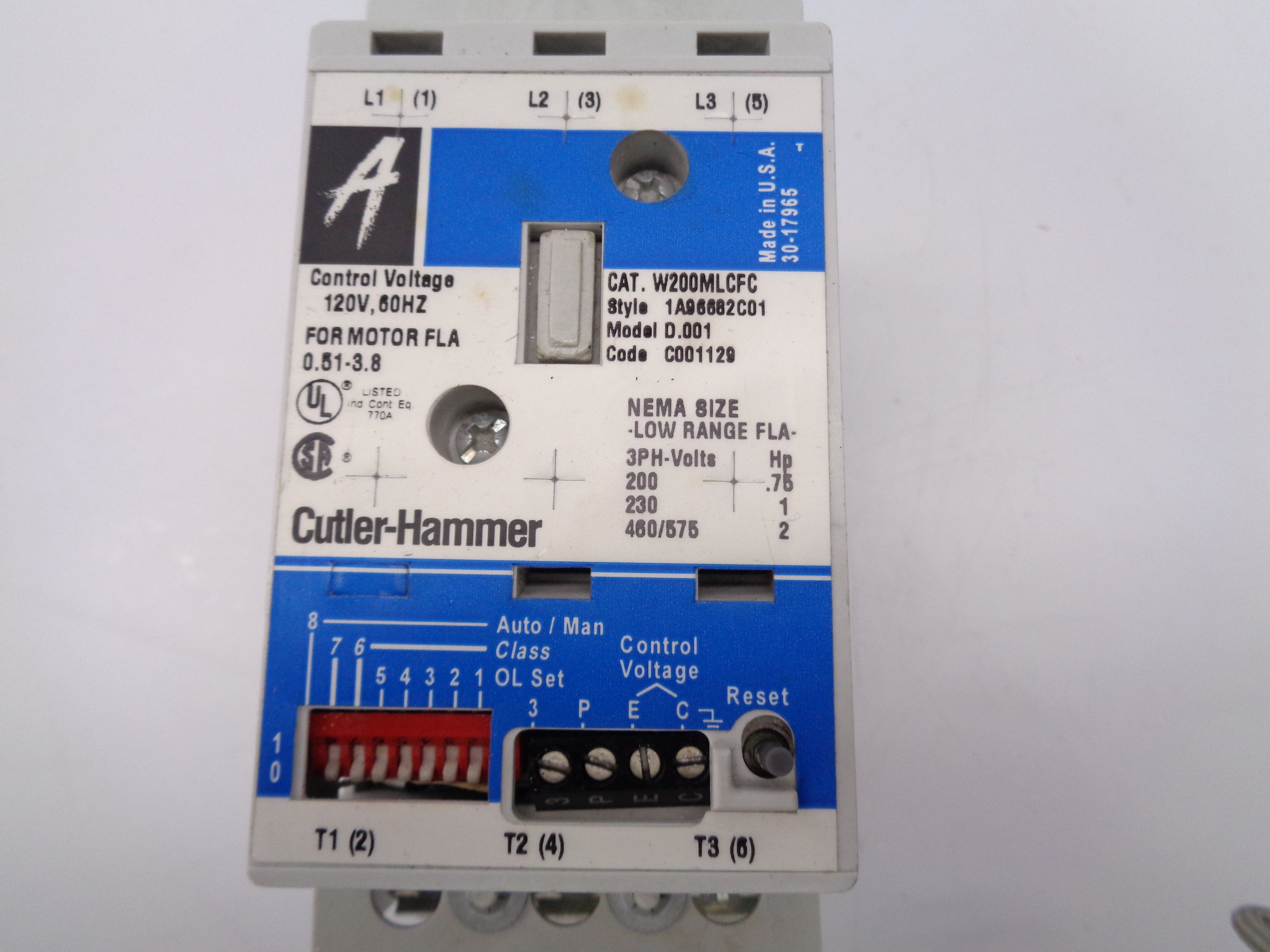 CUTLER HAMMER W200MLCFC NSNP