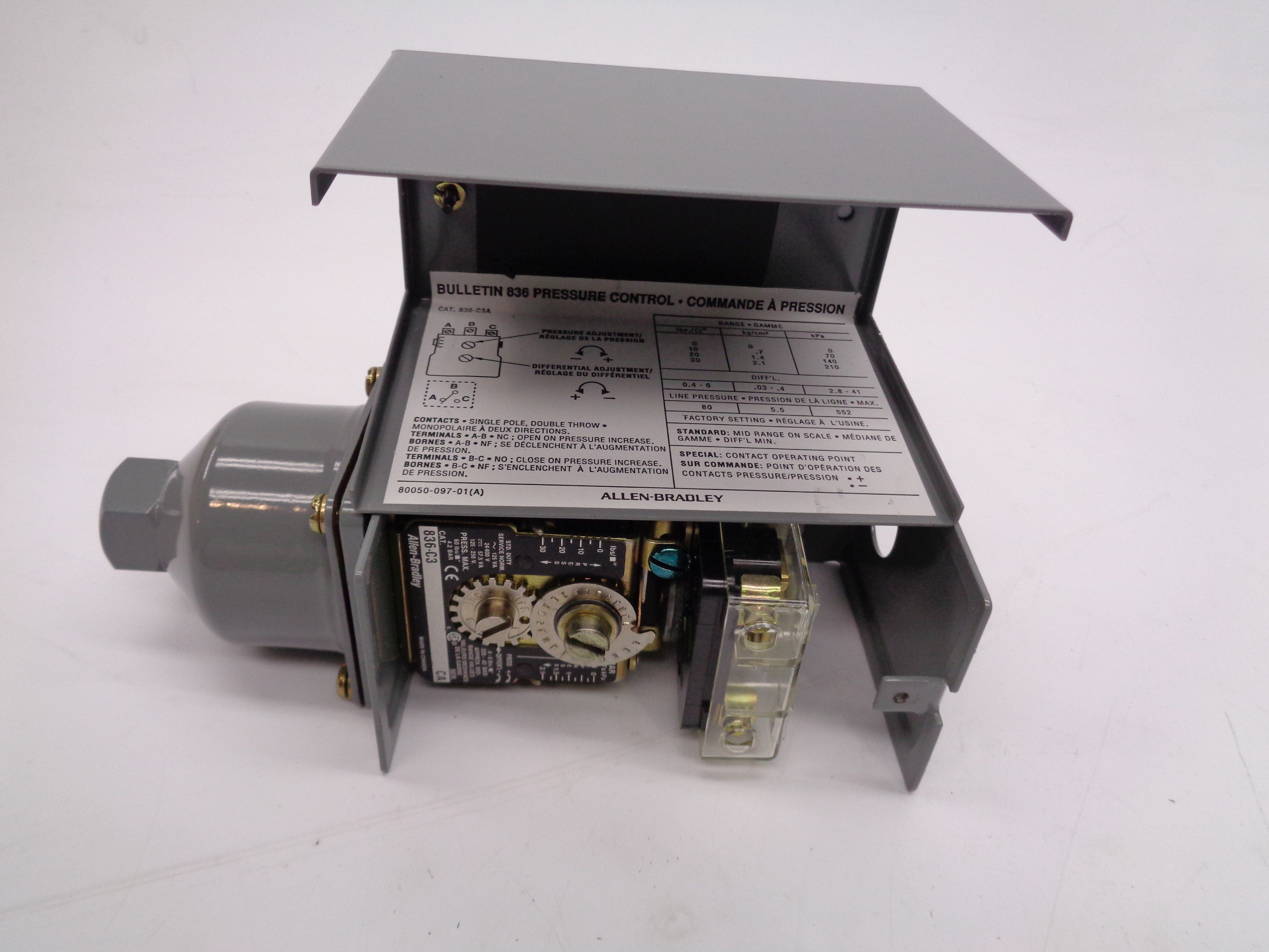 ALLEN BRADLEY 836-C3A SER. CA (BR/WH) NSMP