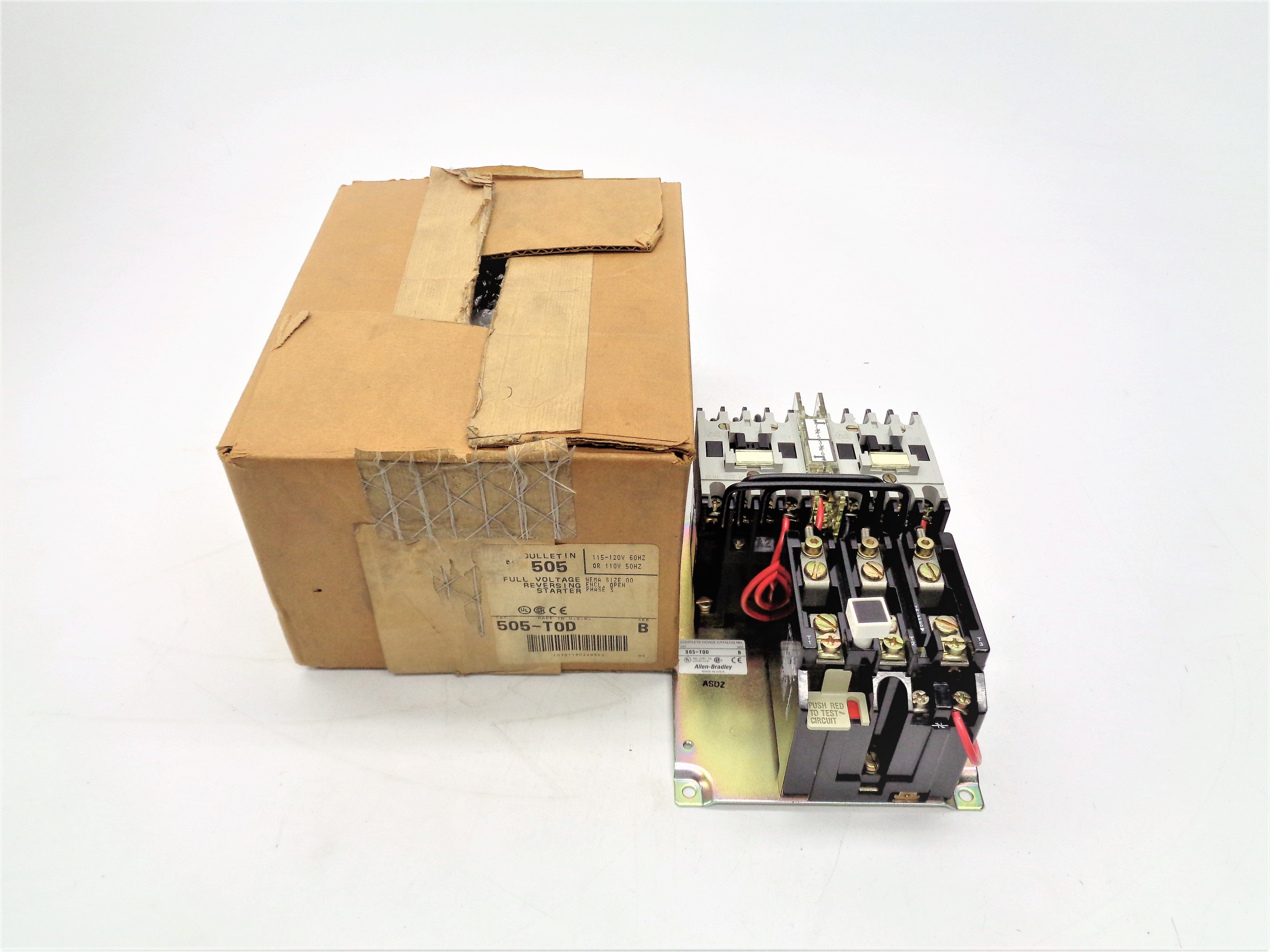 INDUSTRIAL SPARE PART 505-TOD SER. B 110/115-120V 60A (BR/WH) NSMP