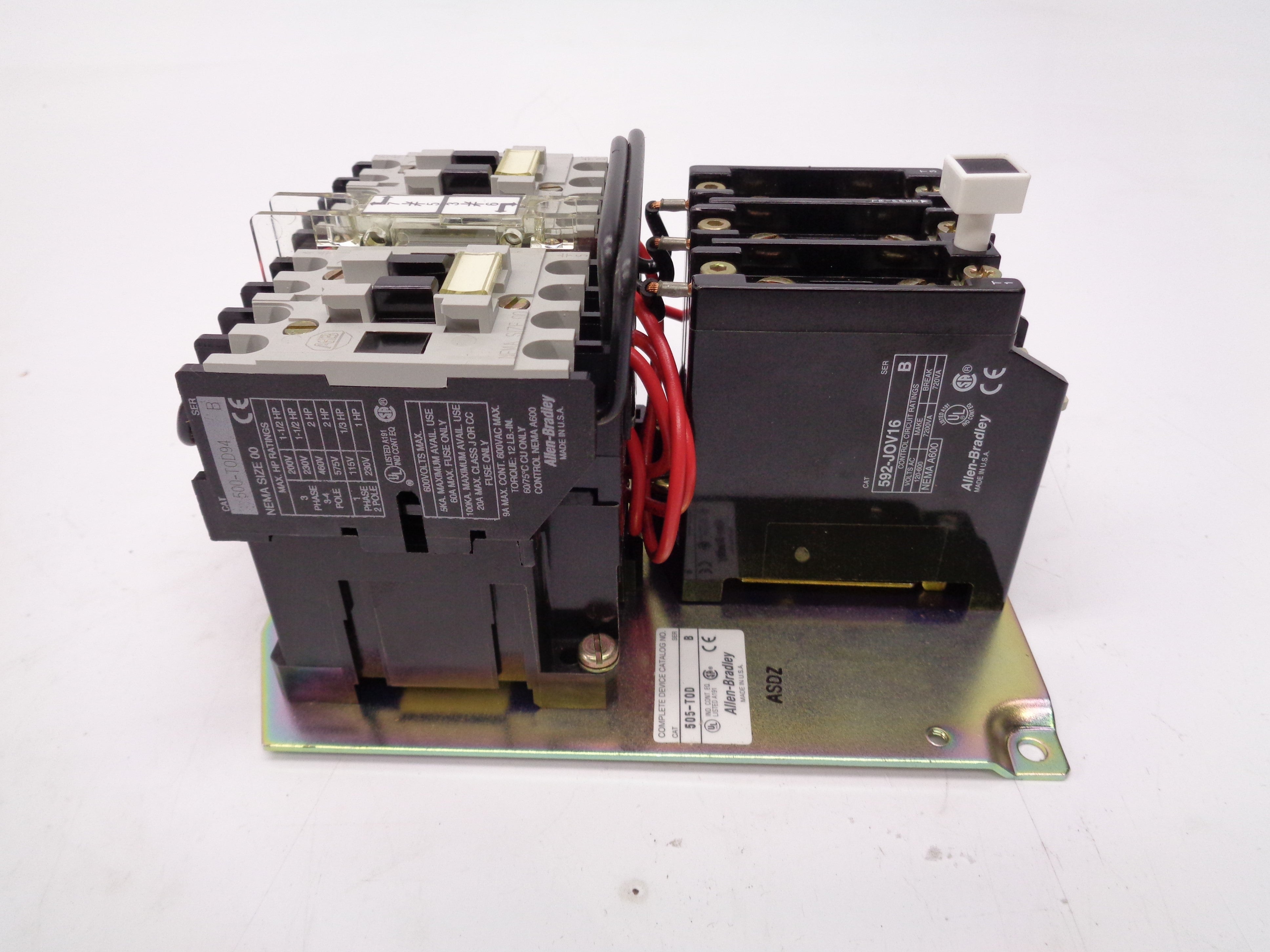 INDUSTRIAL SPARE PART 505-TOD SER. B 110/115-120V 60A (BR/WH) NSMP