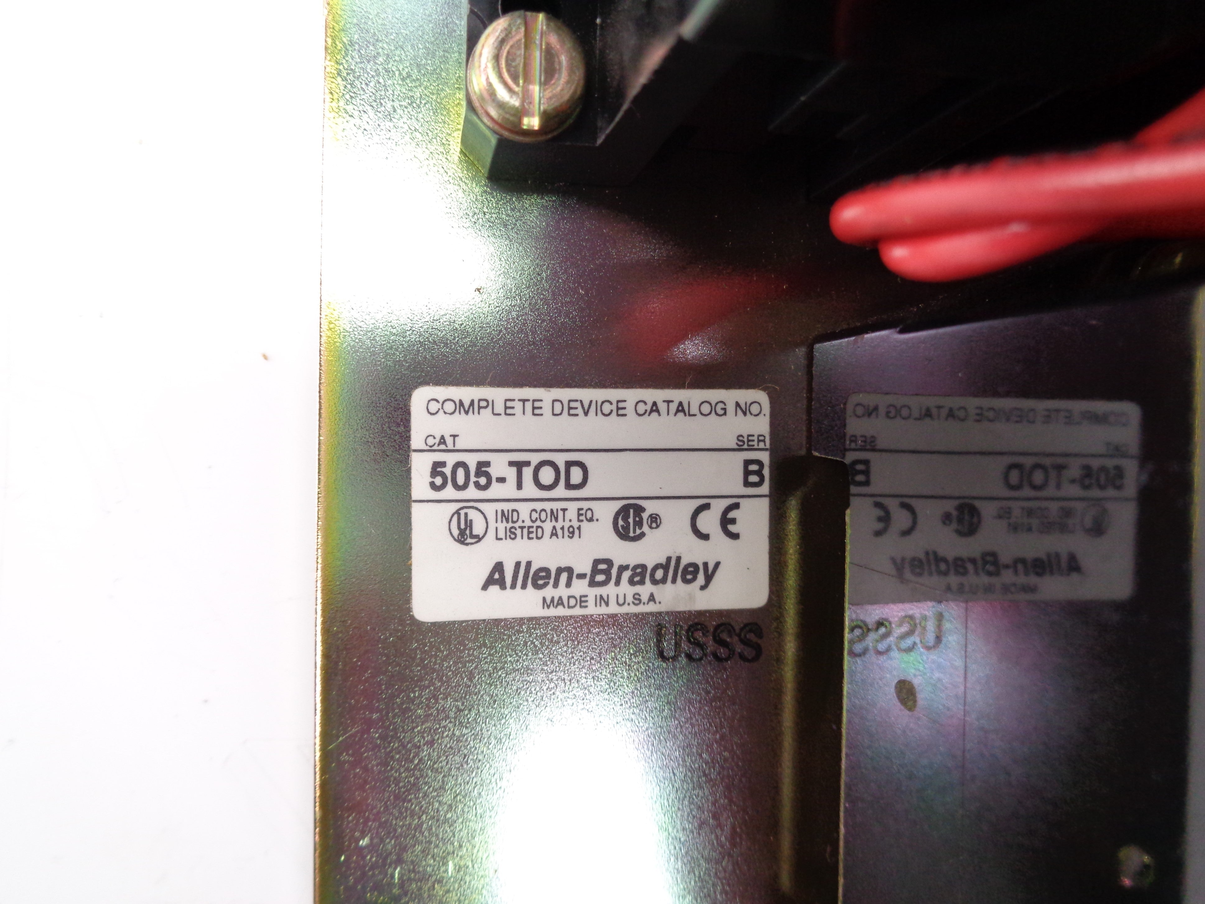 ALLEN BRADLEY 505-TOD SER. B NSNP