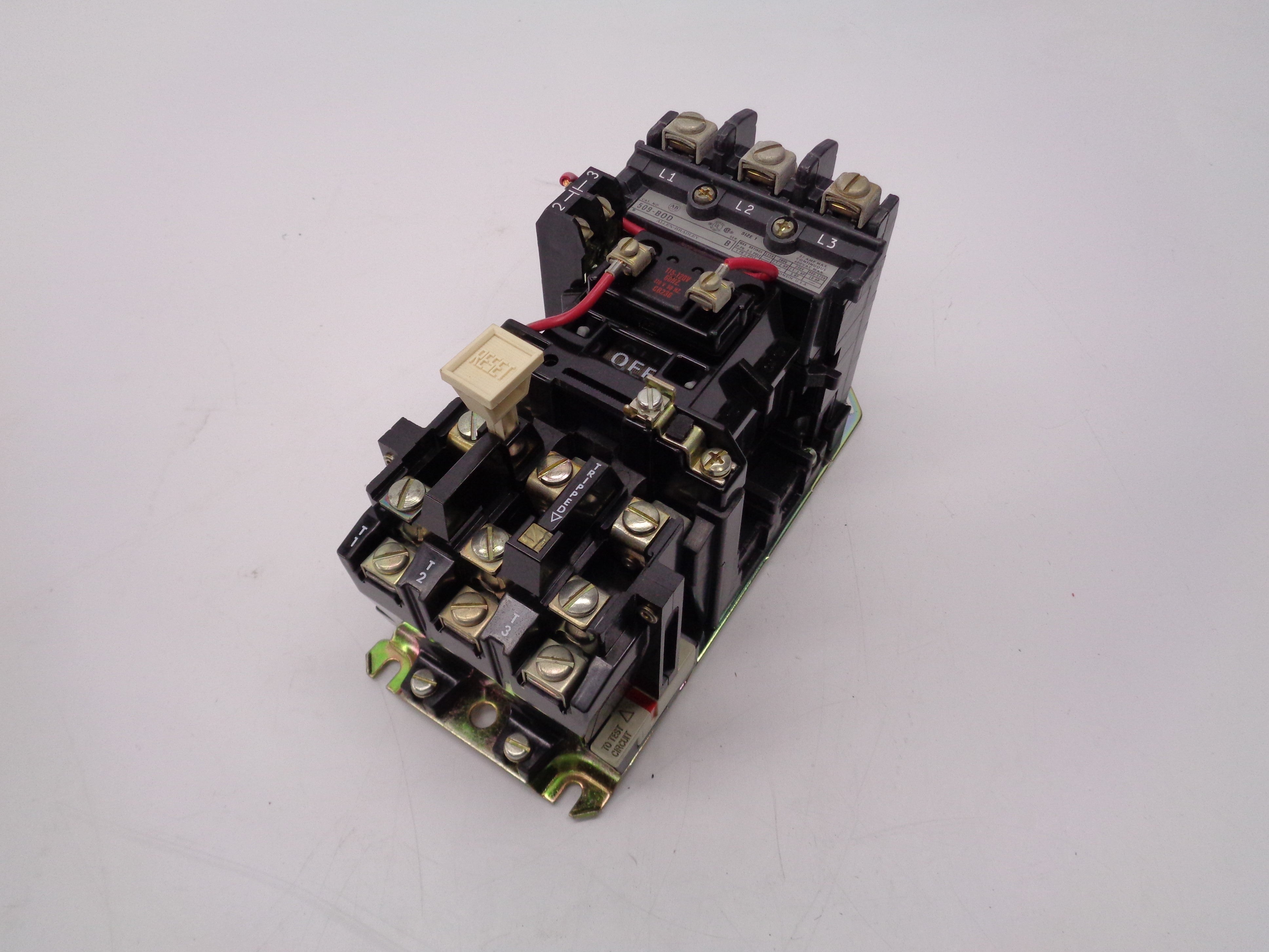 ALLEN BRADLEY 509-BOD SER. B (BR/YL) NSMP