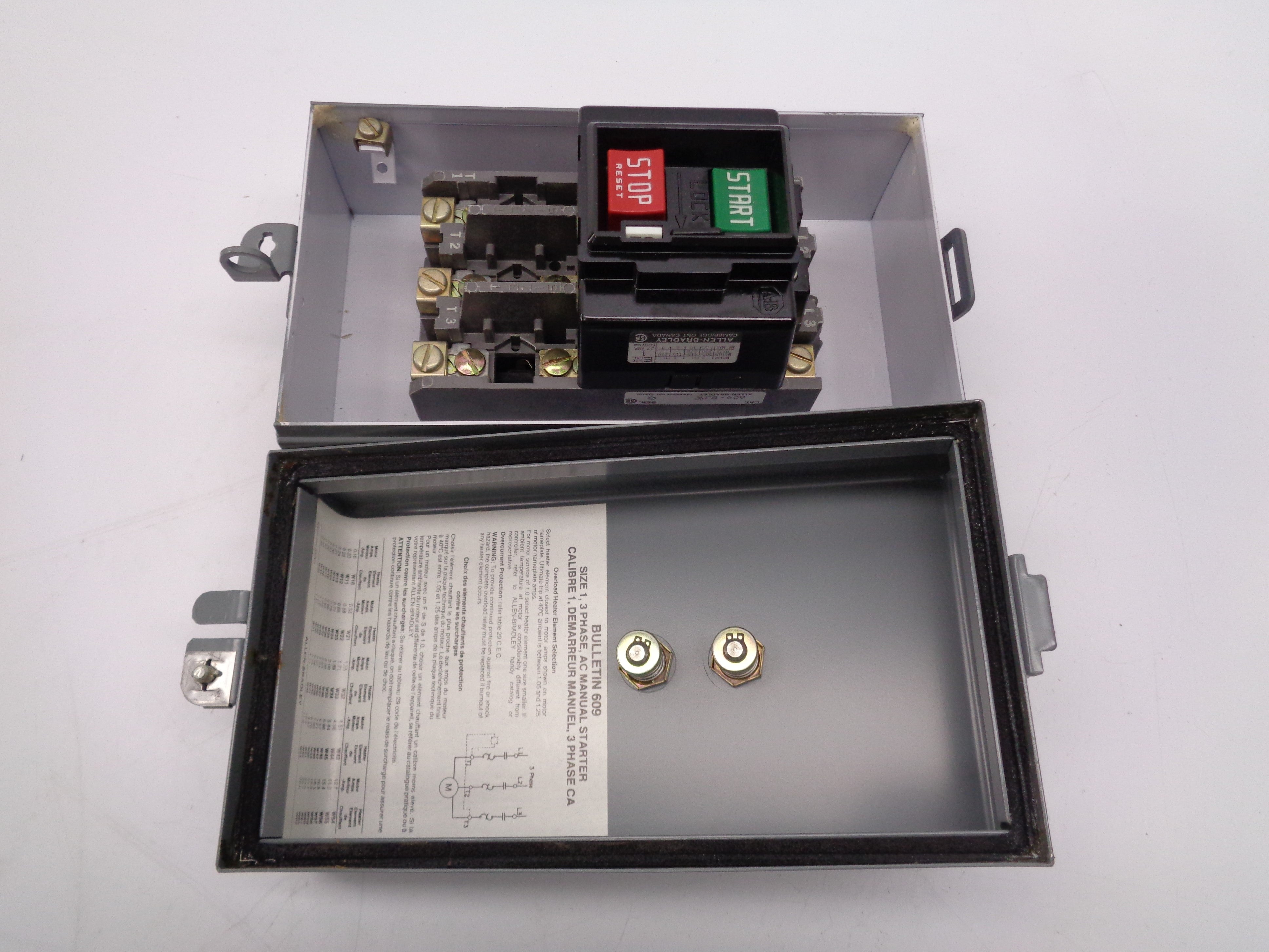 INDUSTRIAL SPARE PART 609-BJW SER. G 600V (BR/YL) NSMP