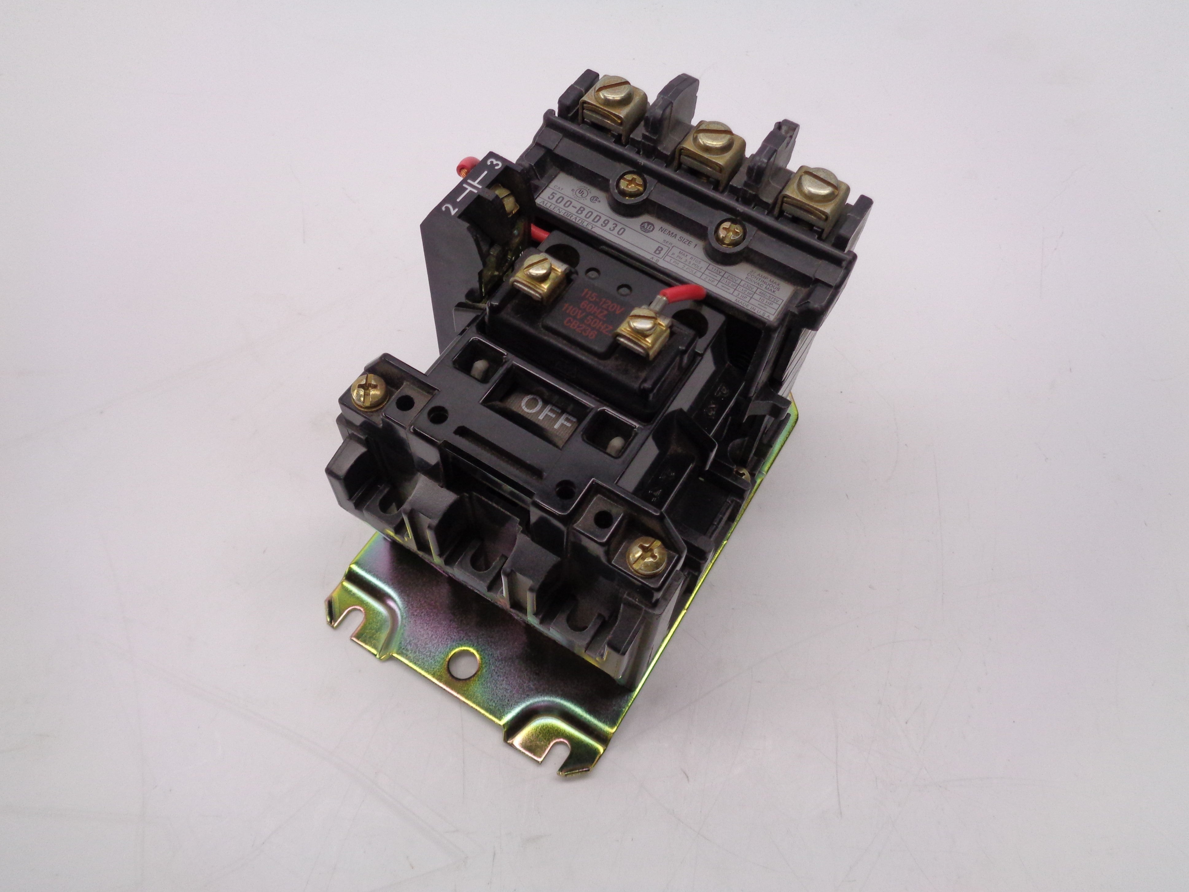 ALLEN BRADLEY 500-BOD930 SER. A 120V (WH/YL) NSMP