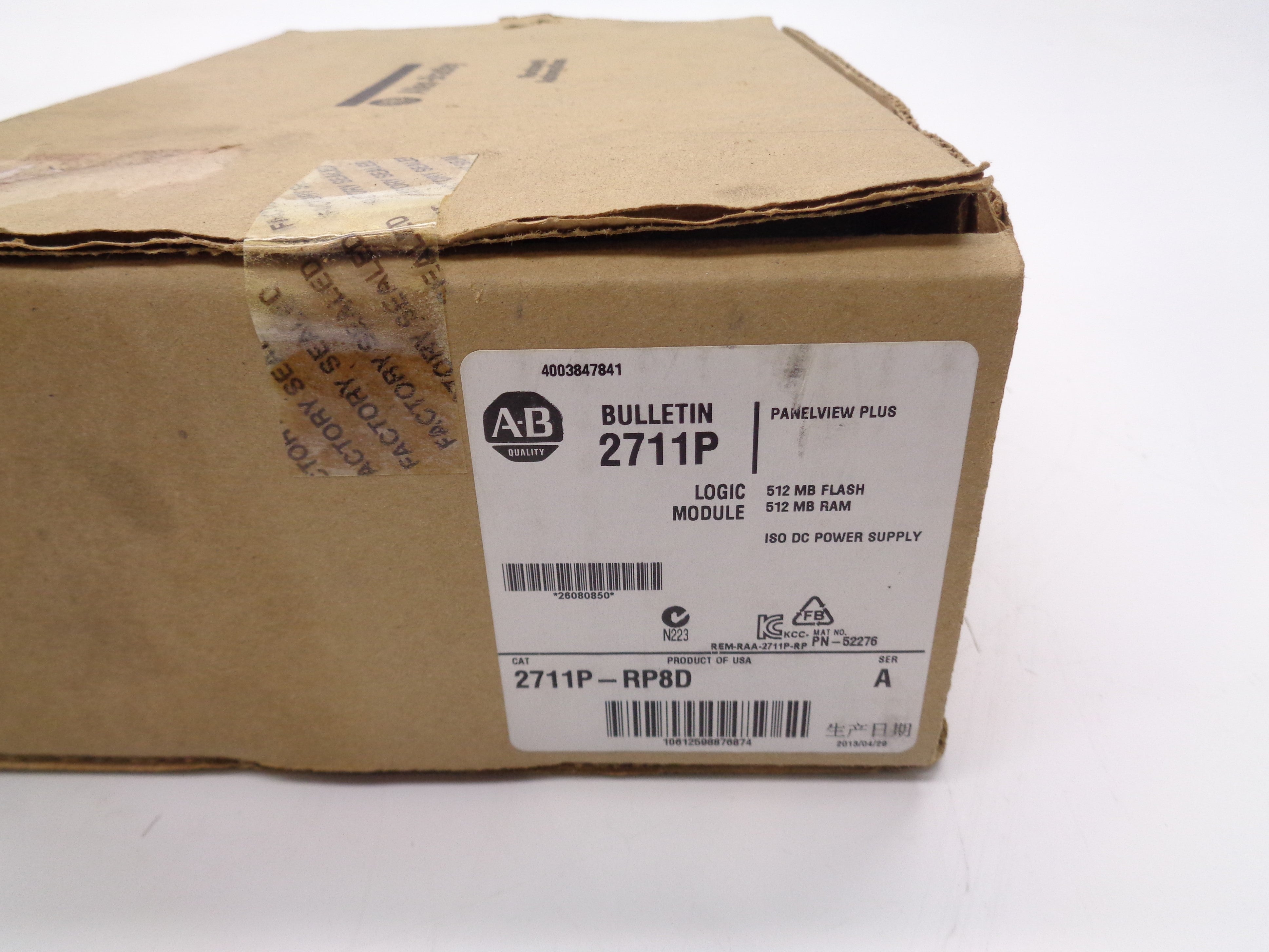ALLEN BRADLEY 2711P-RP8D SER. A (DATE: 2013) (BR/WH) NSFS