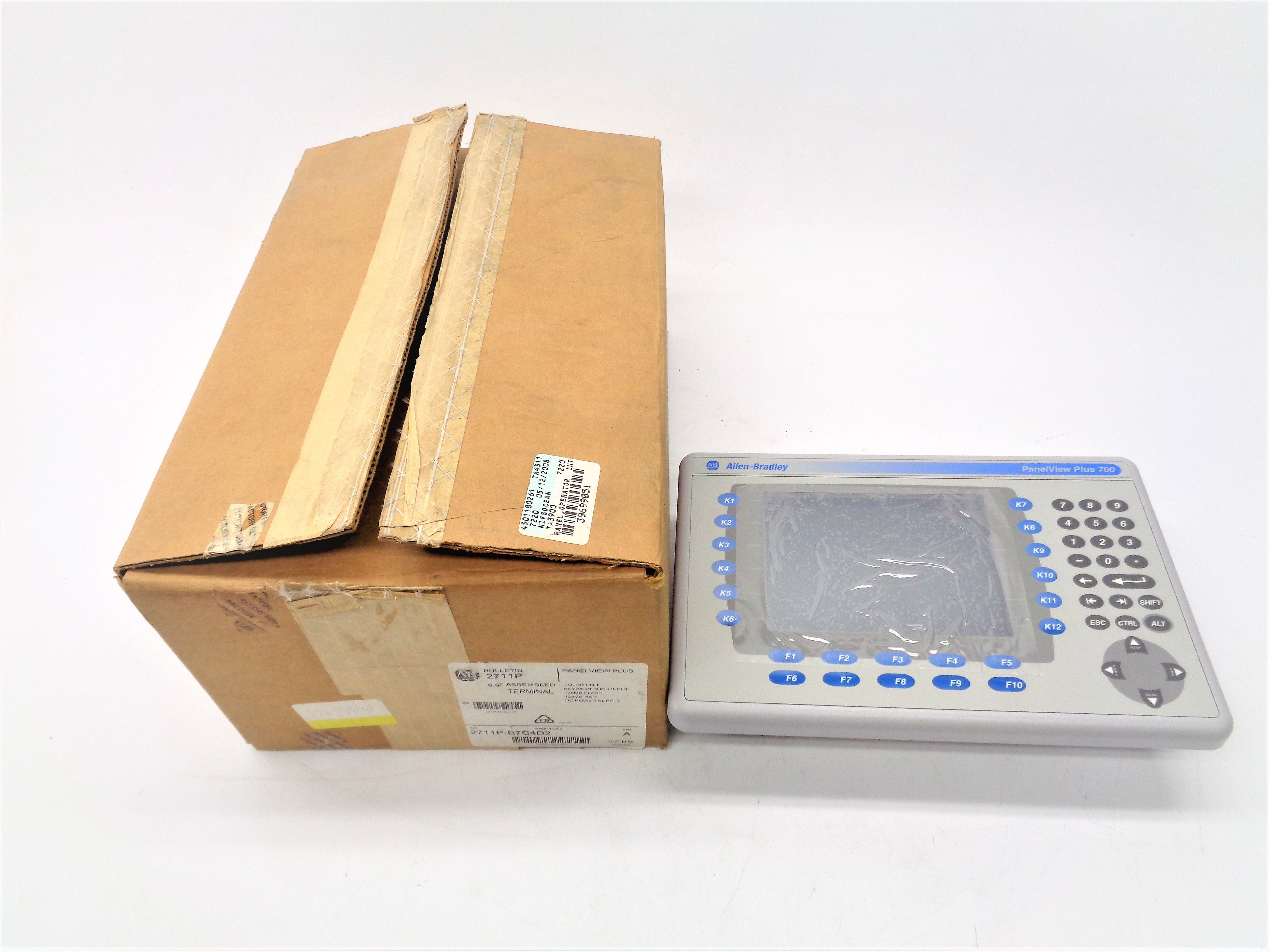 ALLEN BRADLEY 2711P-B7C4D2 SER. A (BR/WH) NSMP