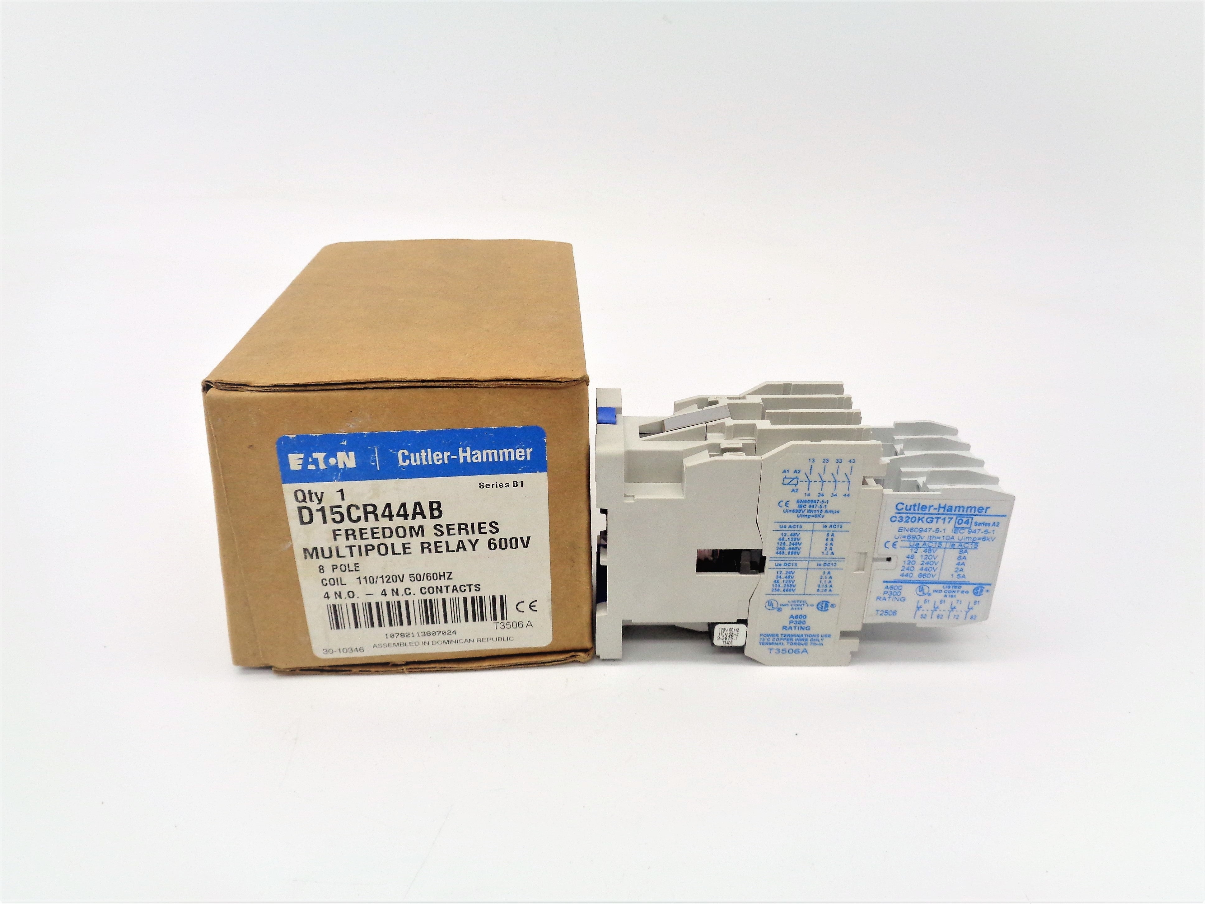 CUTLER HAMMER D15CR44AB SER. B1 110V NSMP