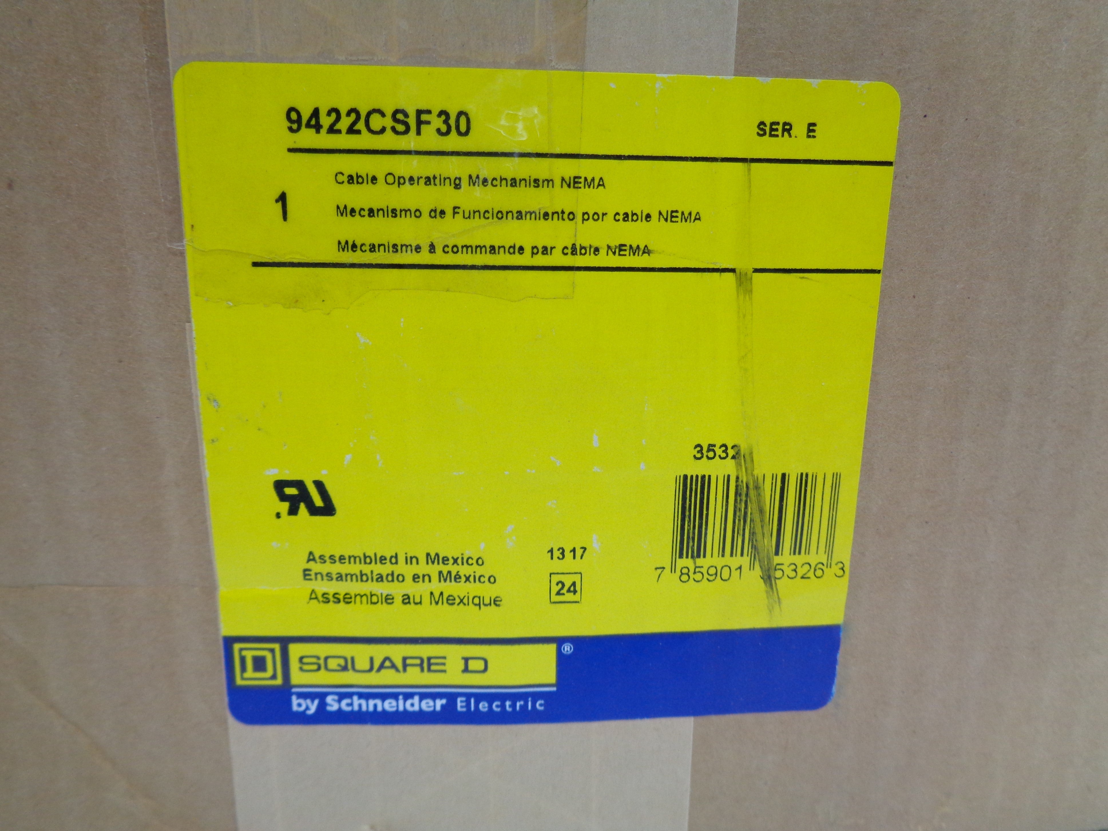 SQUARE D 9422CSF30 SER. E NSMP