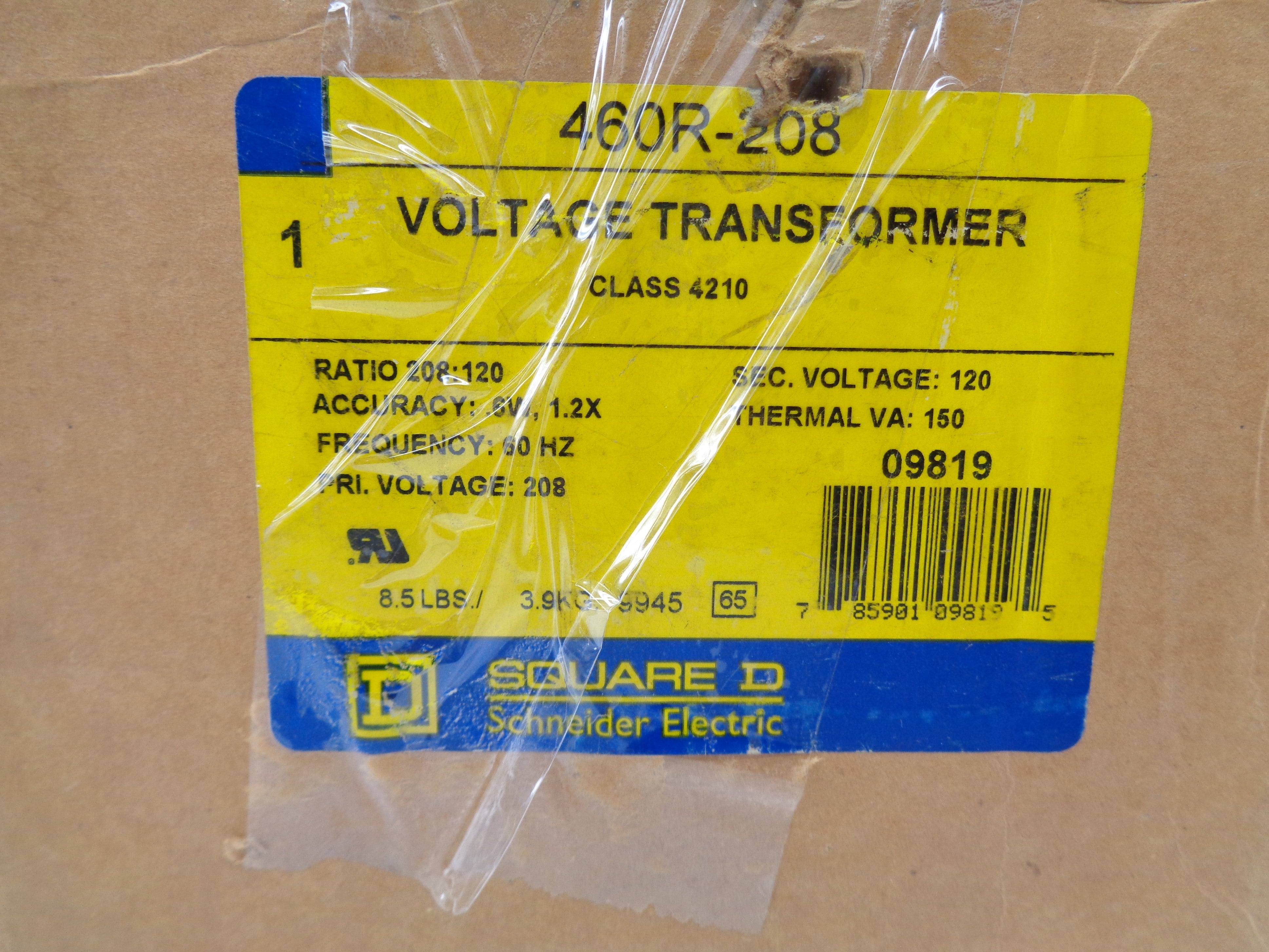 SQUARE D 460R-208 SER. E NSMP