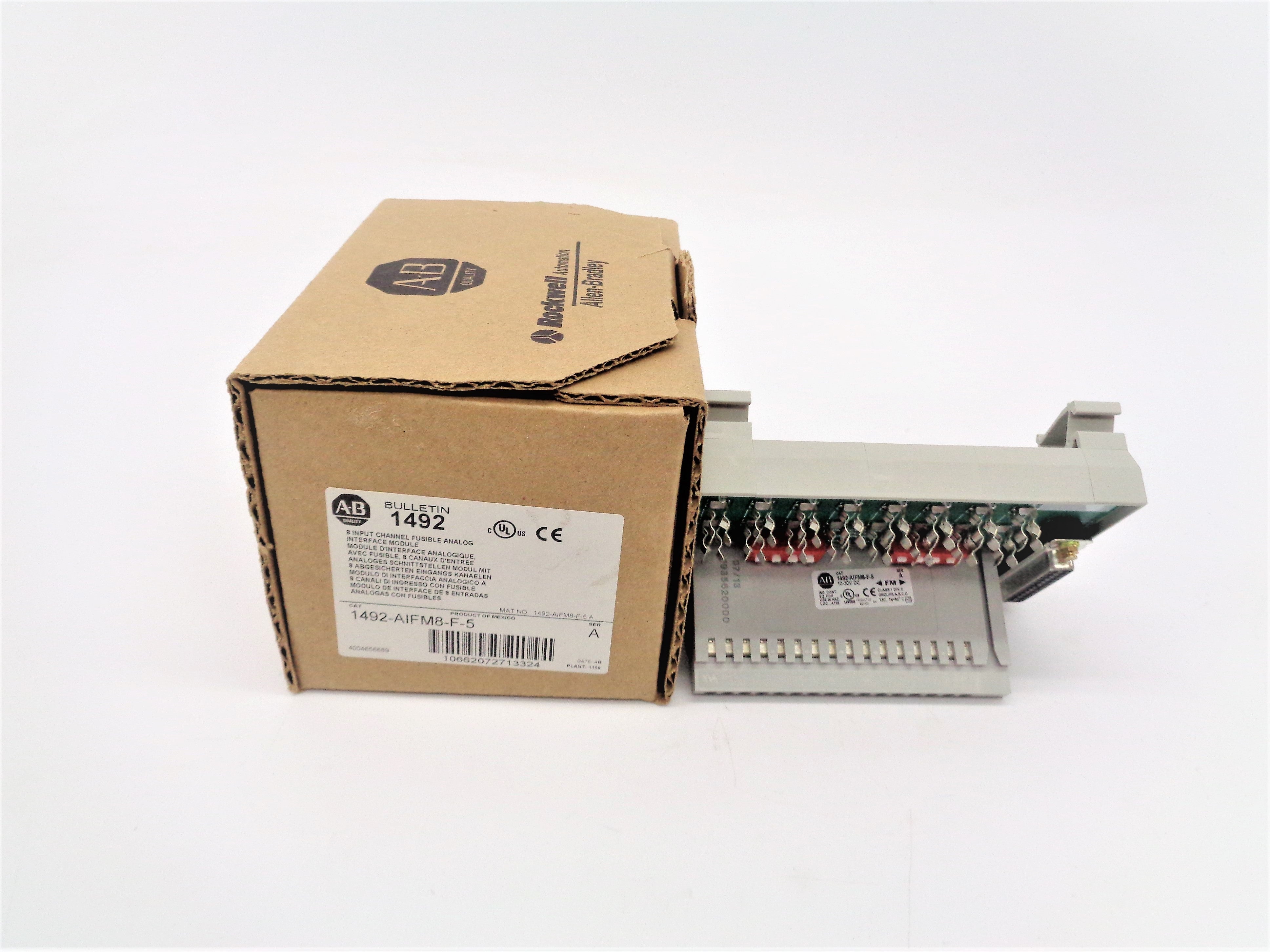 ALLEN BRADLEY 1492-AIFM8-F-5 SER. A (BR/WH) NSMP