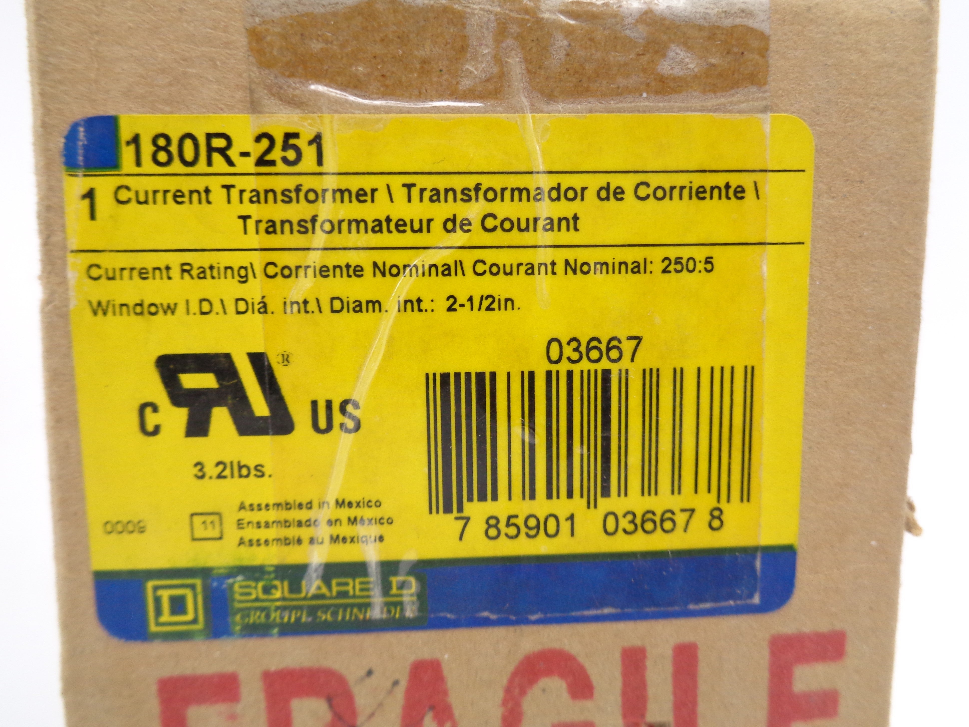 SQUARE D 180R-251 NSMP