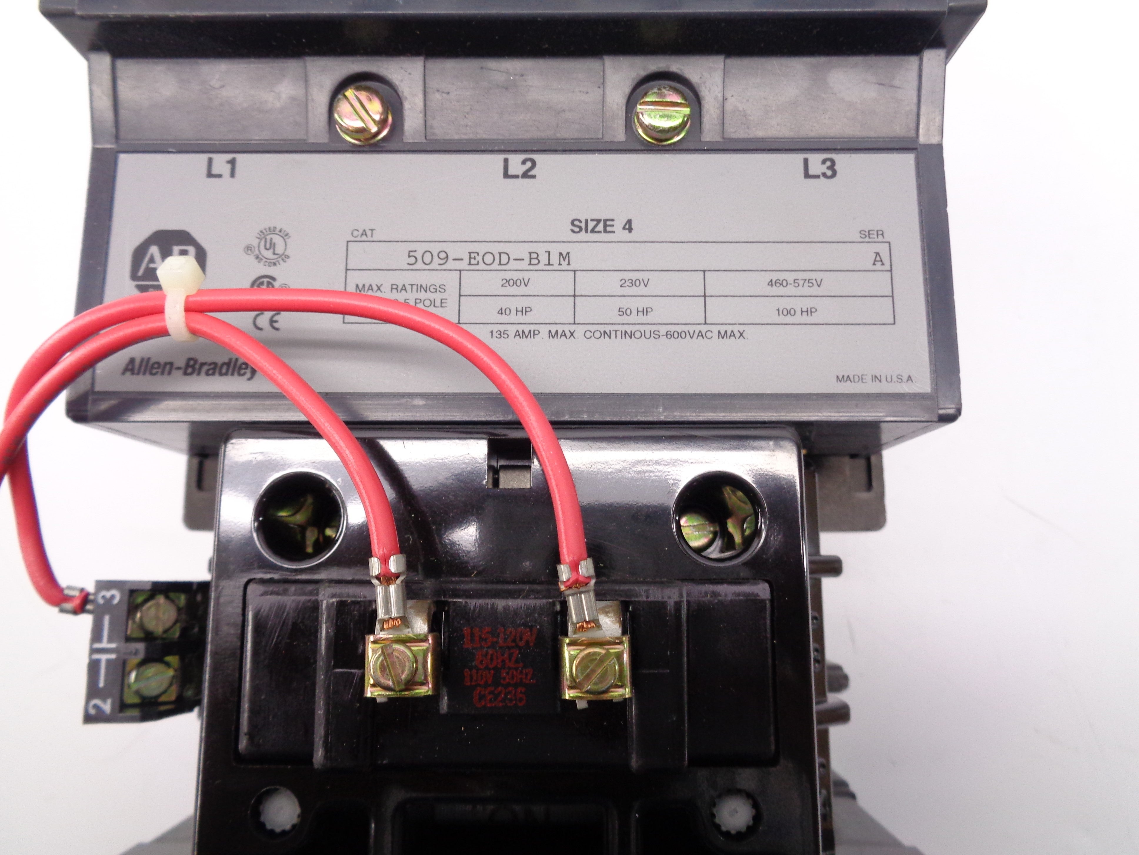 ALLEN BRADLEY 509-EOD-B1M SER. A NSNP