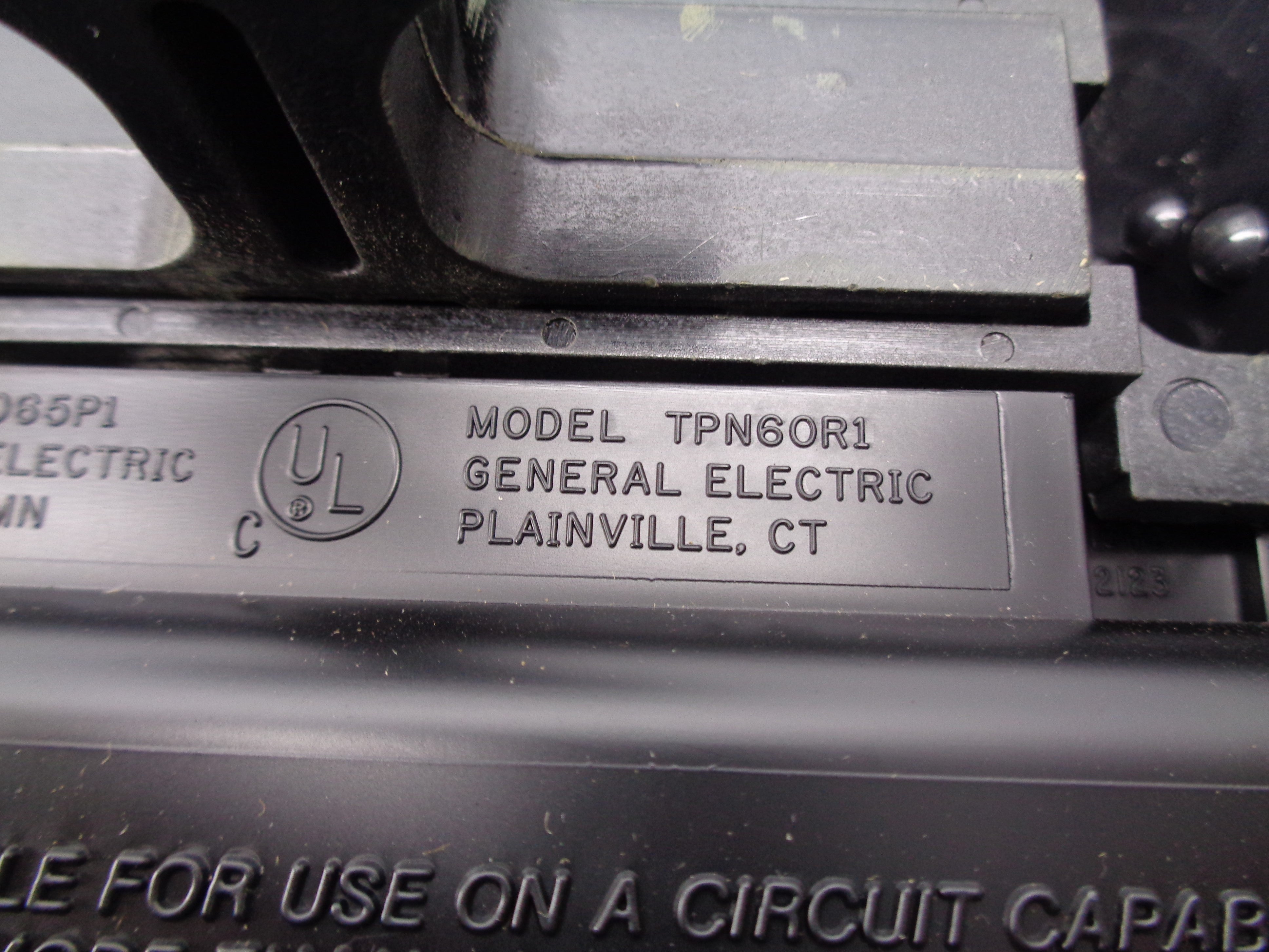 GENERAL ELECTRIC TPN60R1 NSNP
