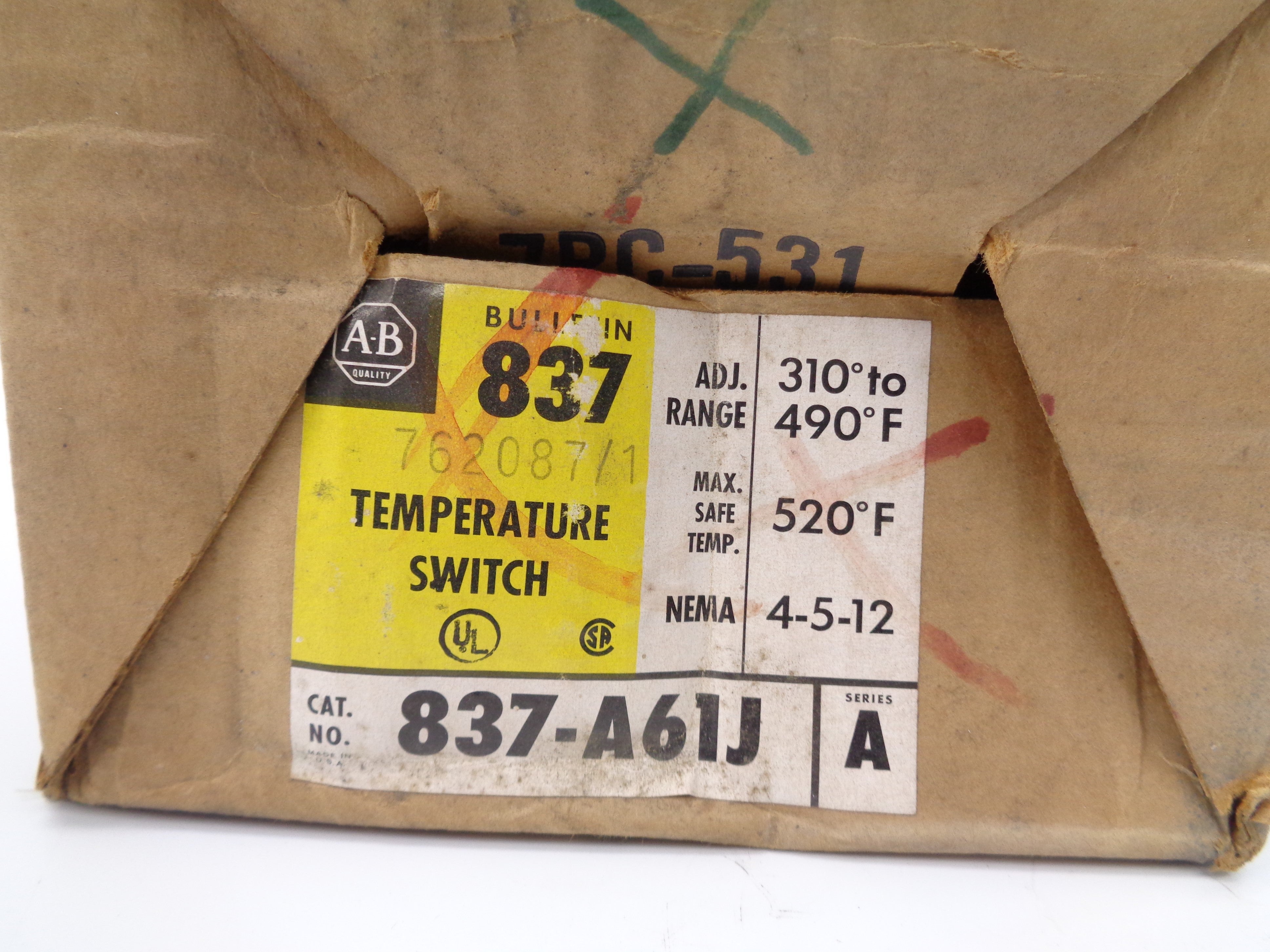 INDUSTRIAL SPARE PART 837-A61J SER. A (BR/YL) NSMP