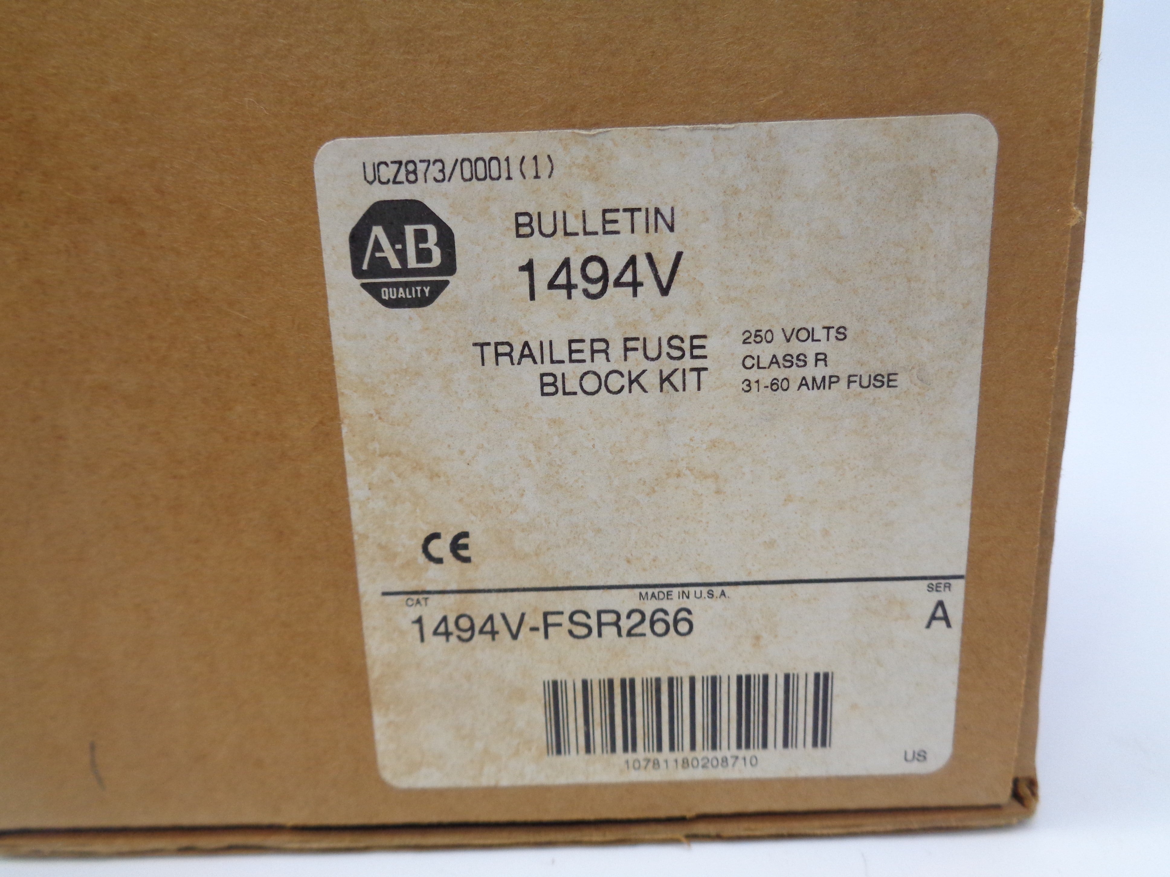 ALLEN BRADLEY 1494V-FSR266 SER. A (BR/WH) NSMP
