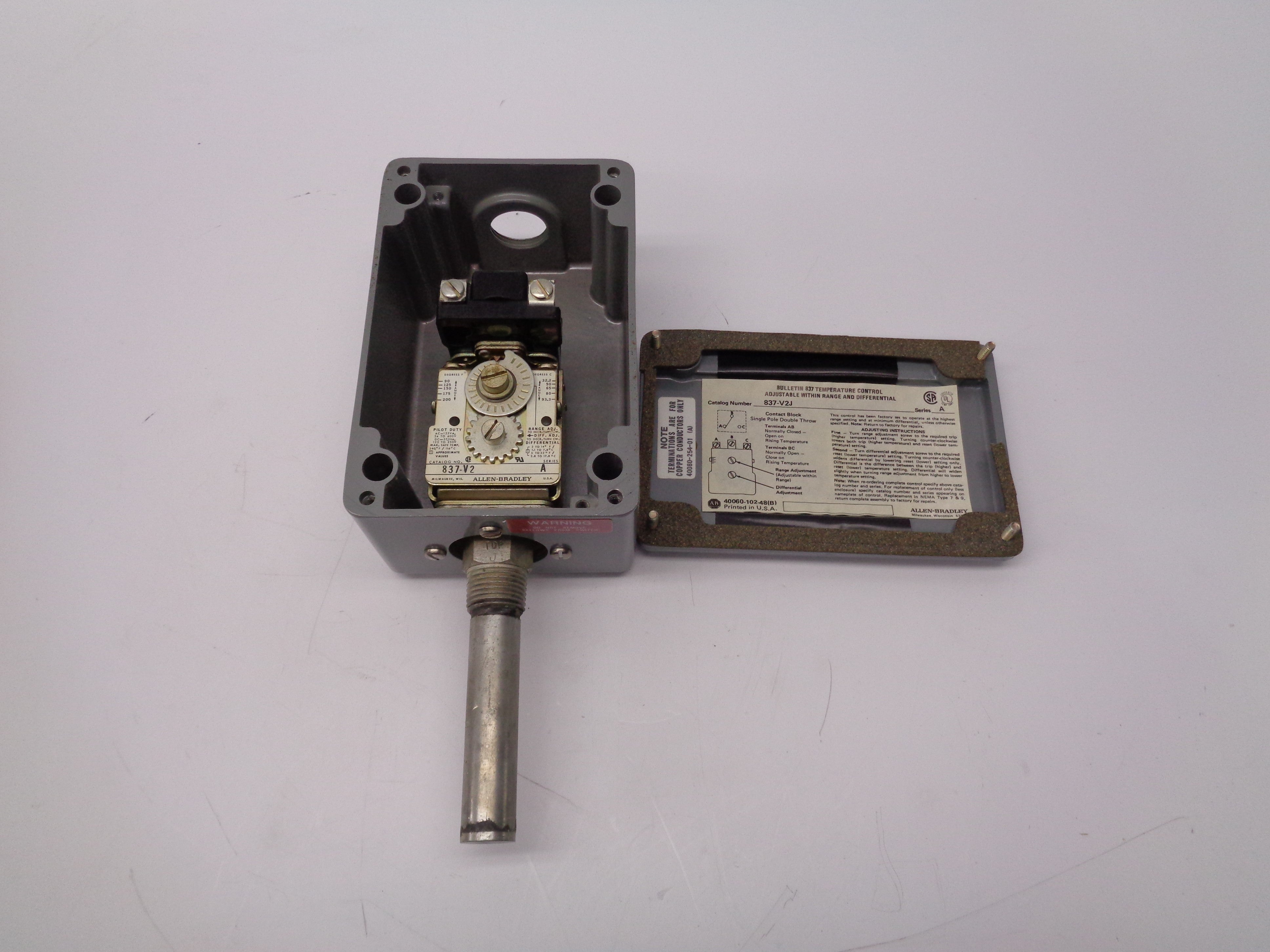 ALLEN BRADLEY 837-V2J SER. A (BR/YL) NSMP