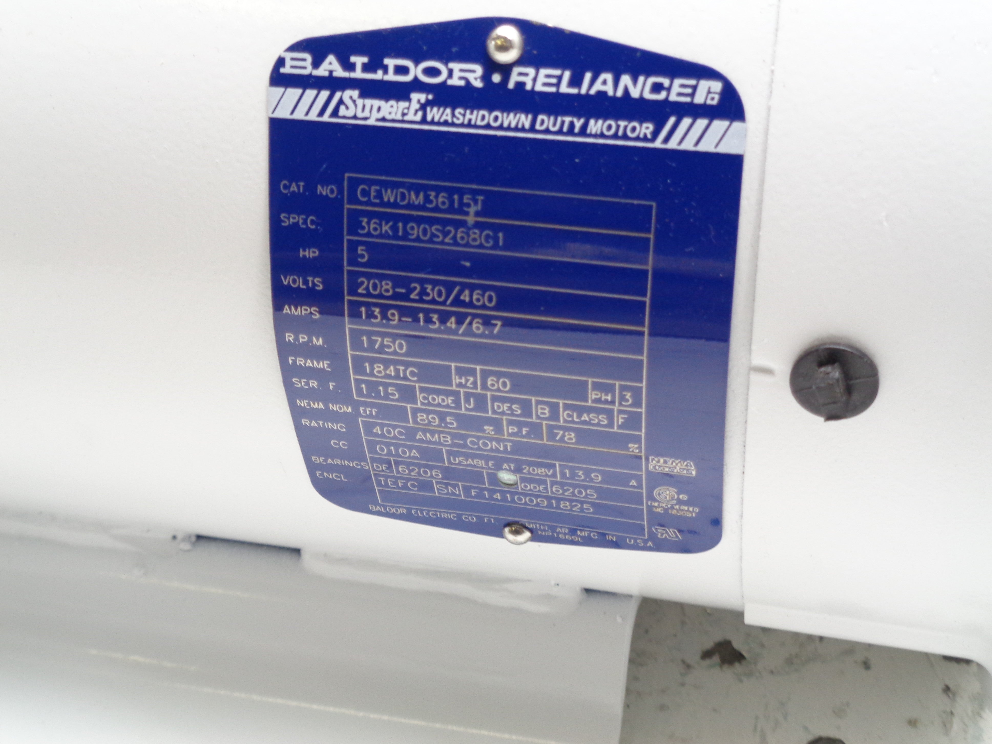 BALDOR CEWDM3615T NSNP