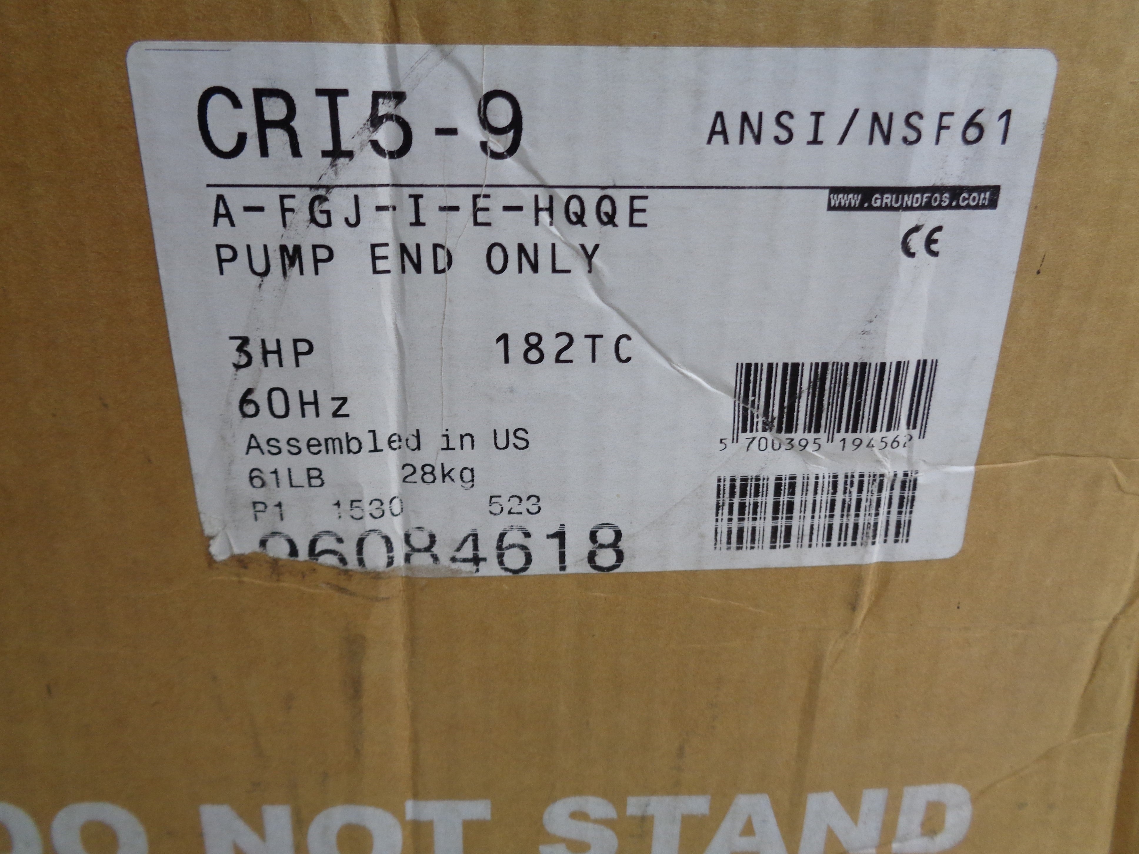 GRUNDFOS CRI5-9 A-FGJ-I-E-HQQE NSMP