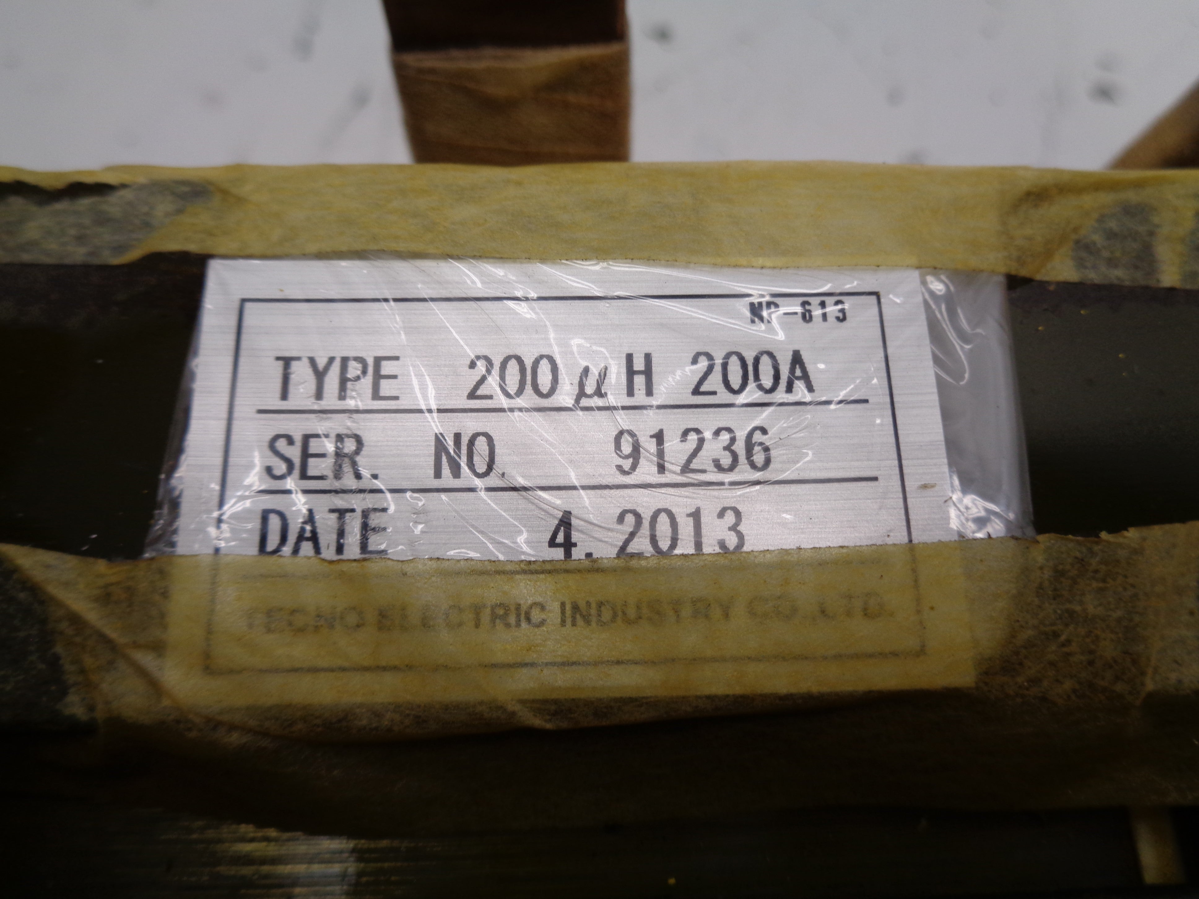 TECHNO NP-613 TYPE 200 UH 200A NSNP
