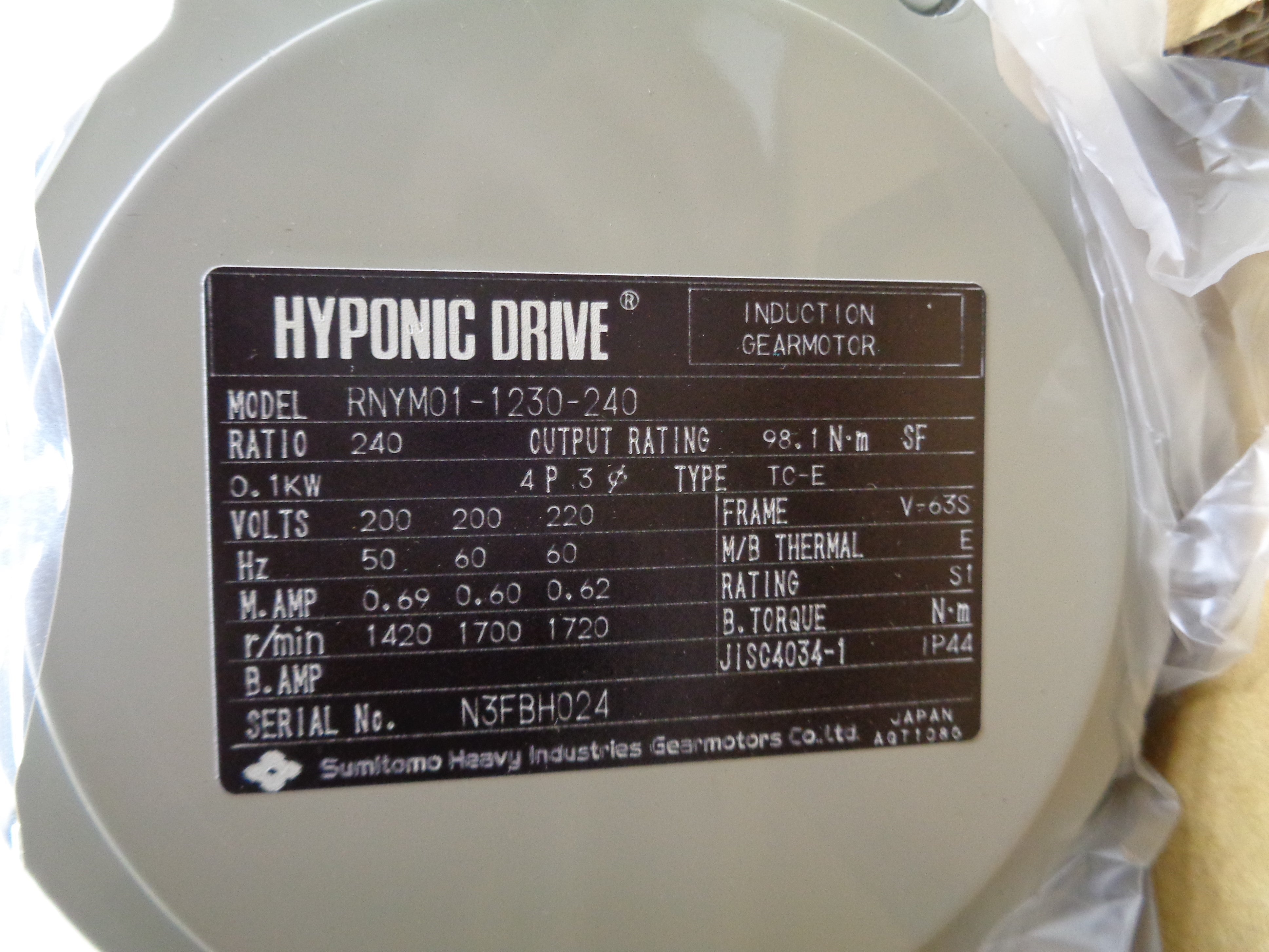 SUMITOMO RNYM01-1230-240 NSMP