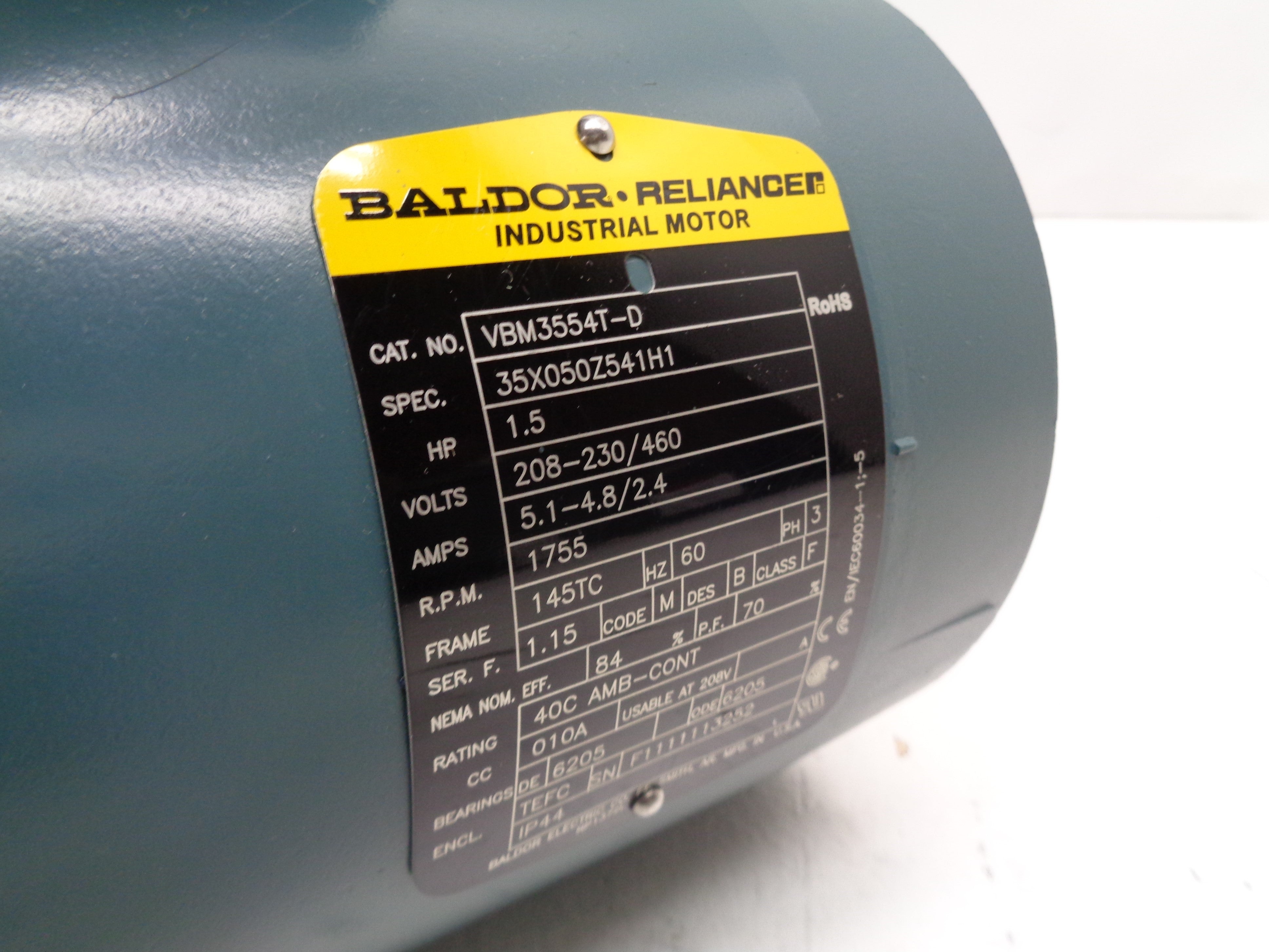 BALDOR VBM3554T-D SER. F (AS PICTURED) NSNP