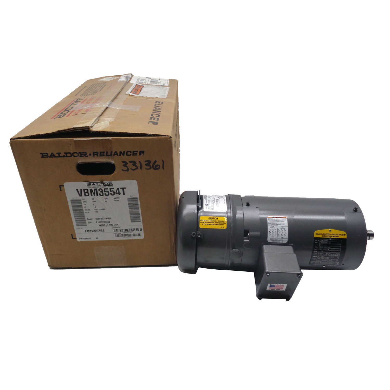 BALDOR VBM3554T NSMP