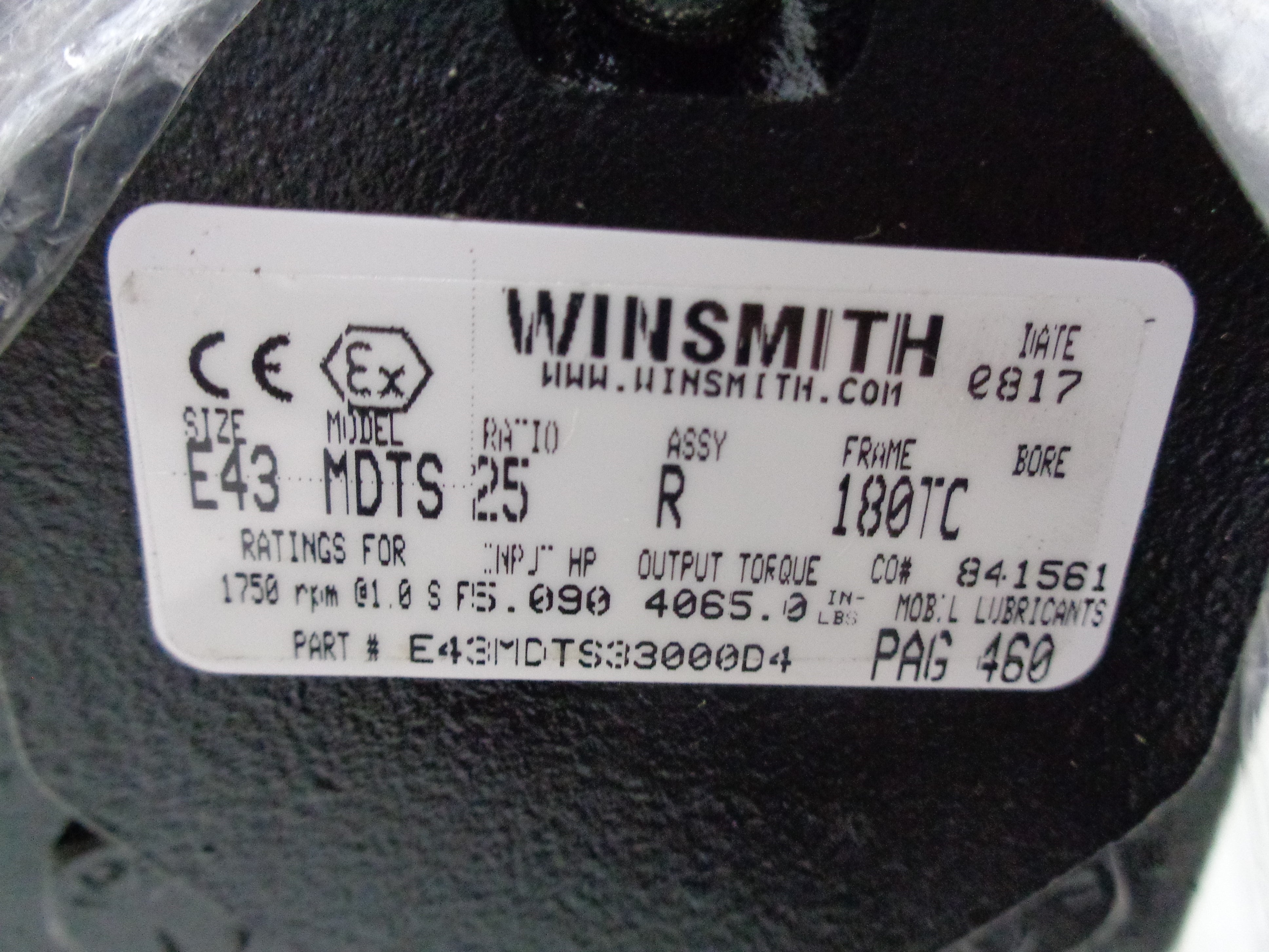 WINSMITH E43MDTS 33000D4 NSNP