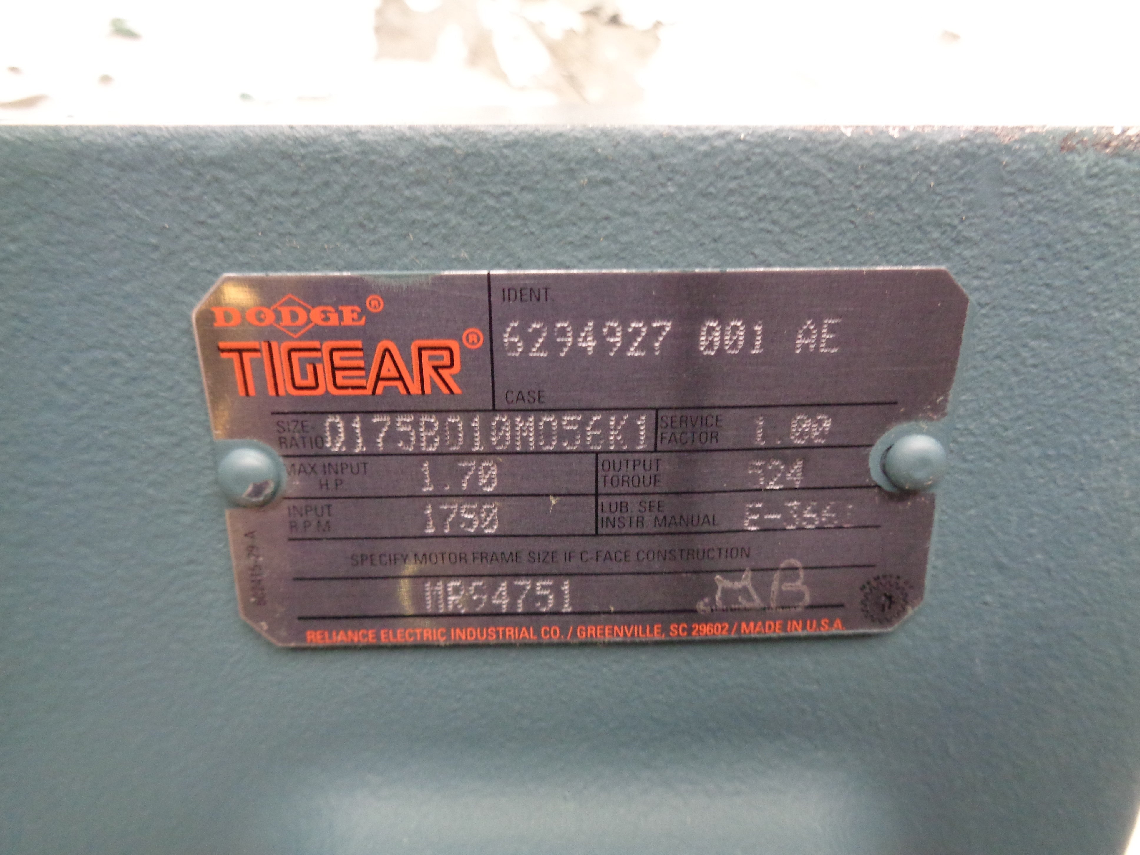 DODGE Q175B010M056K1 NSMP