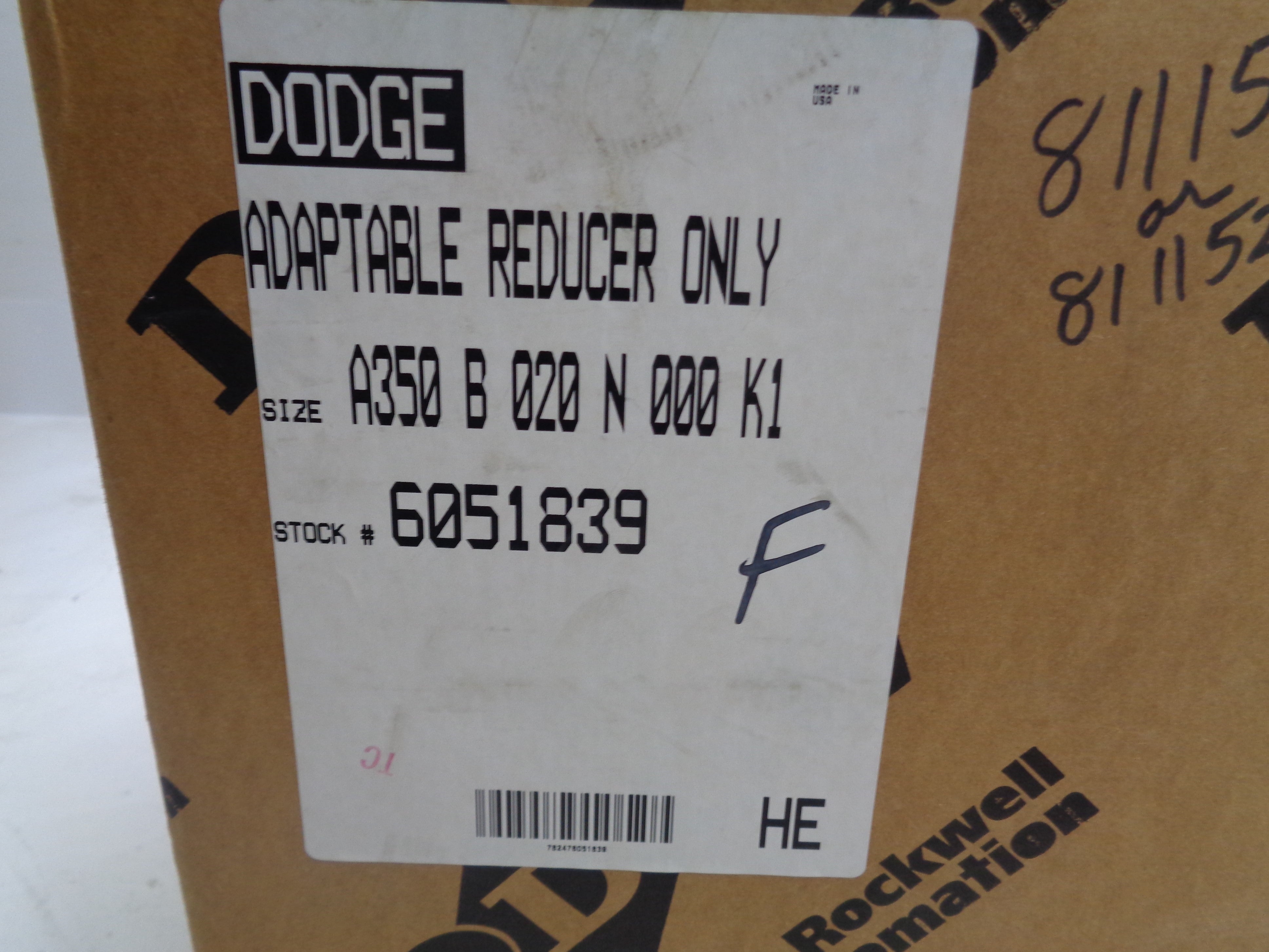 DODGE A350B020N000K1 NSMP