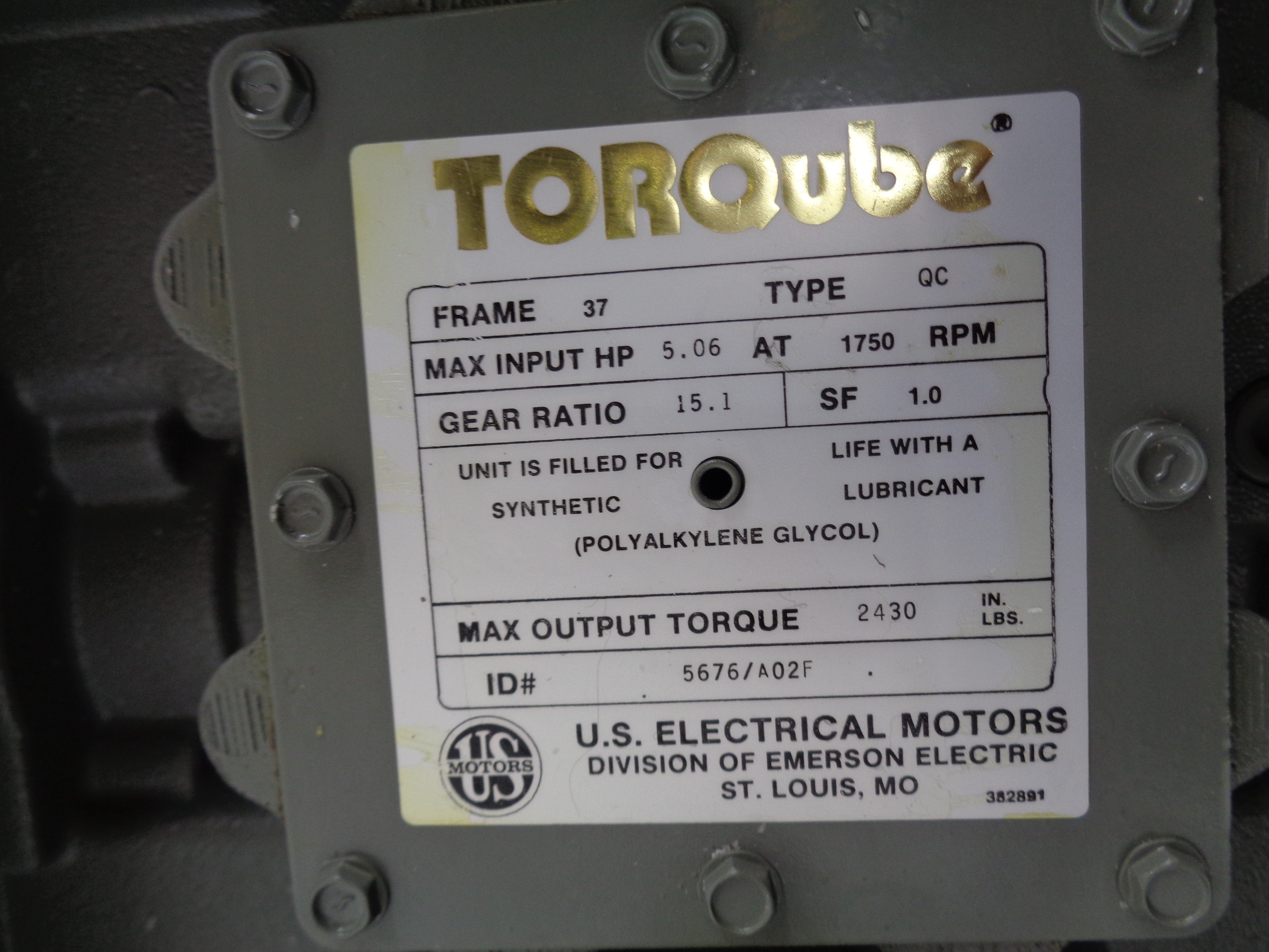 US MOTORS QC37 5676 NSMP