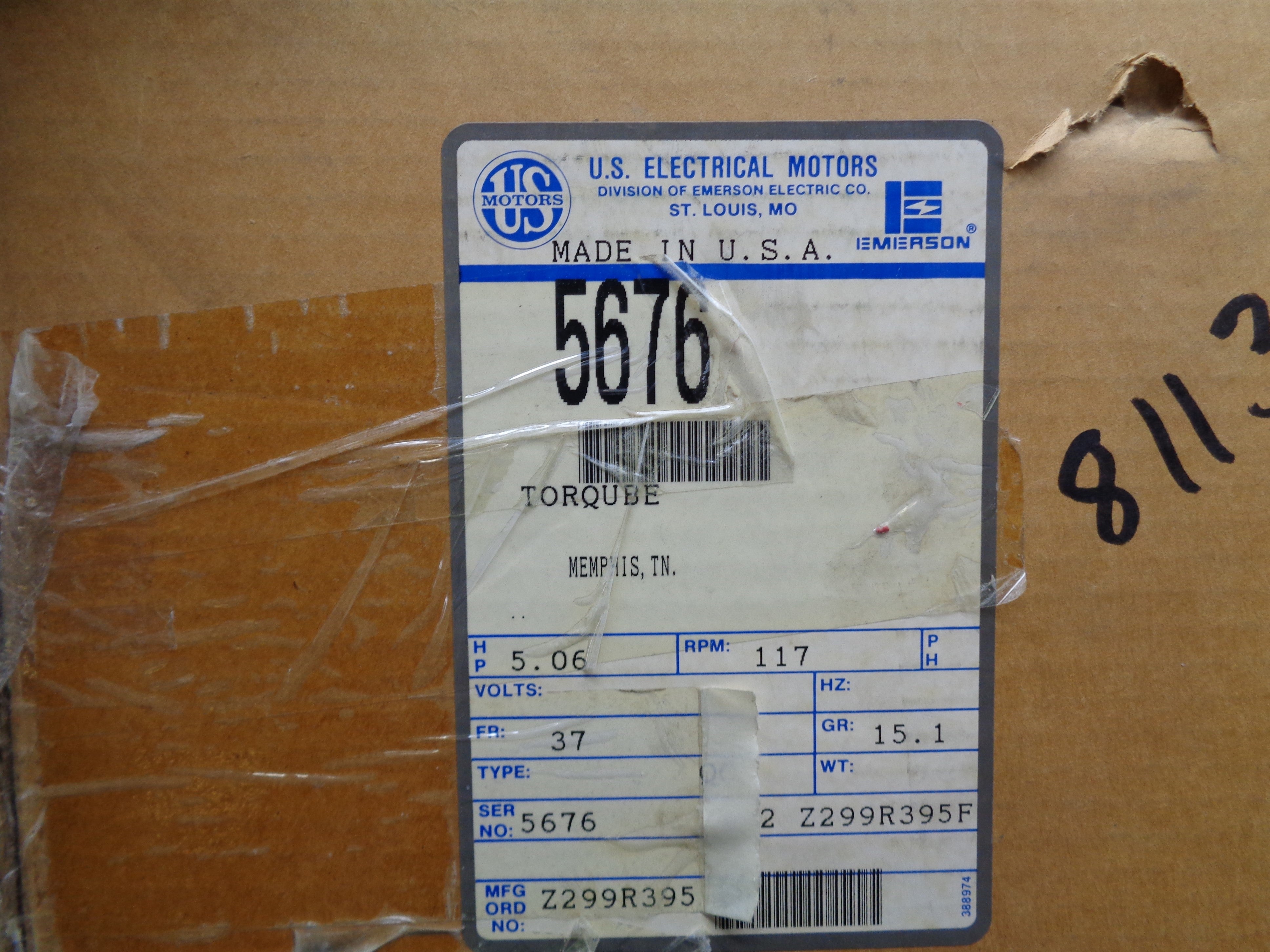 US MOTORS QC37 5676 NSMP
