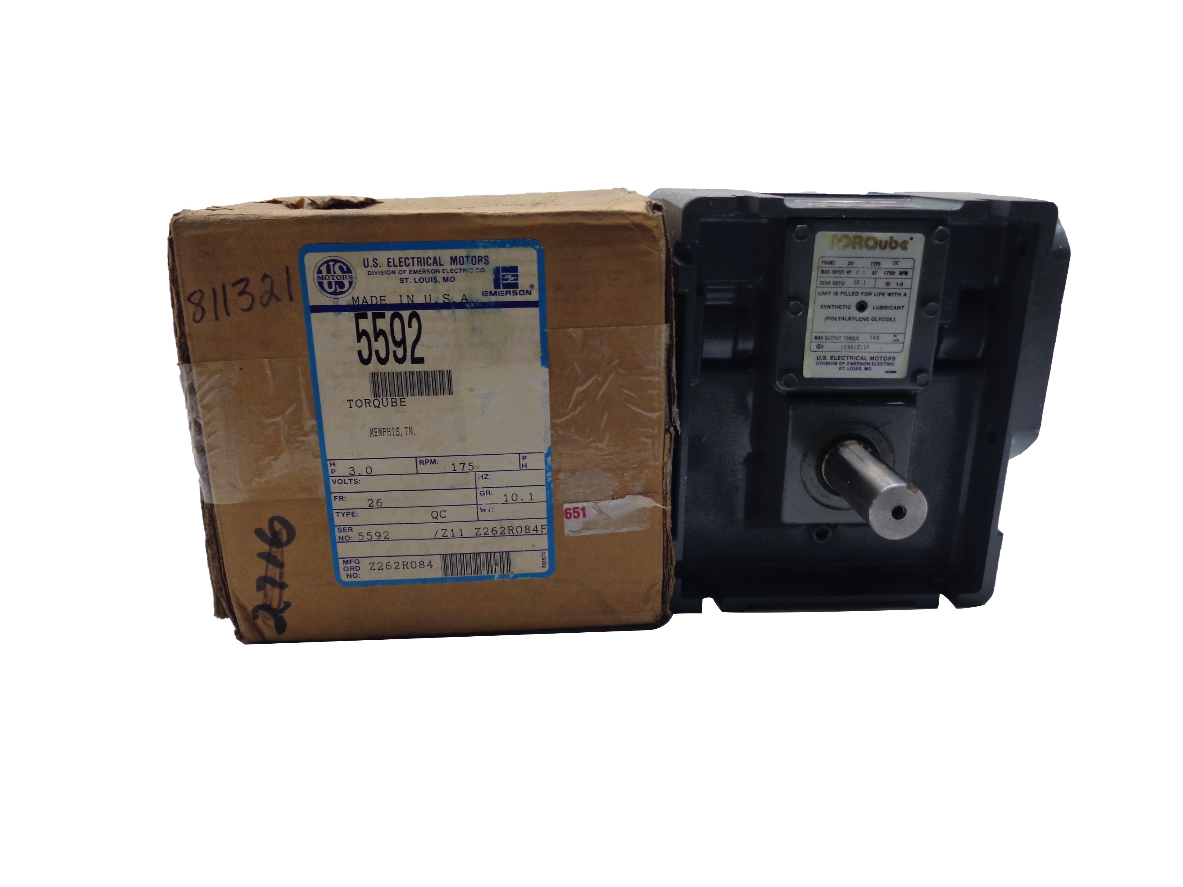 US MOTORS QC26 5592/Z11F NSMP