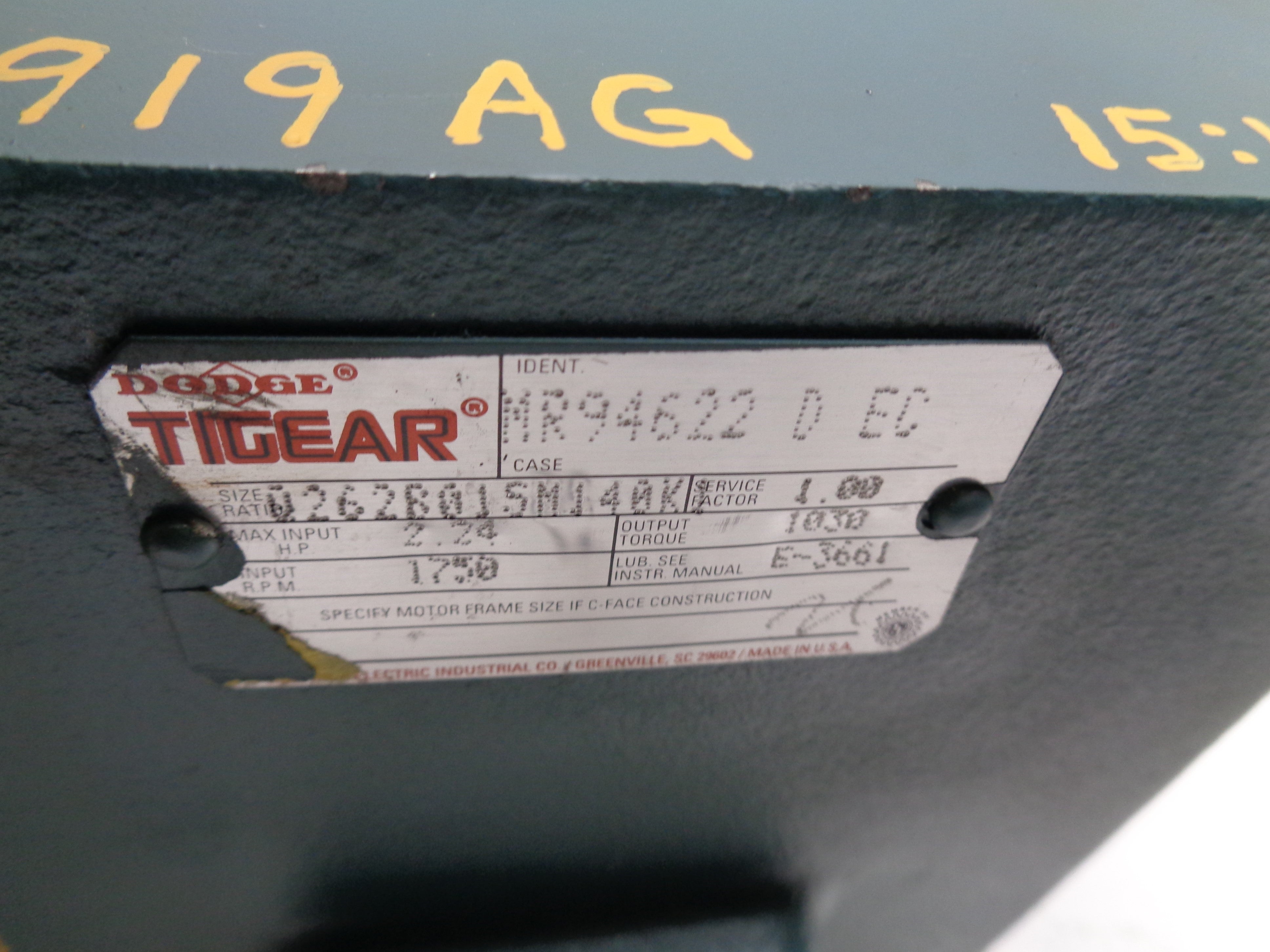 DODGE Q262B015M140K4 NSMP