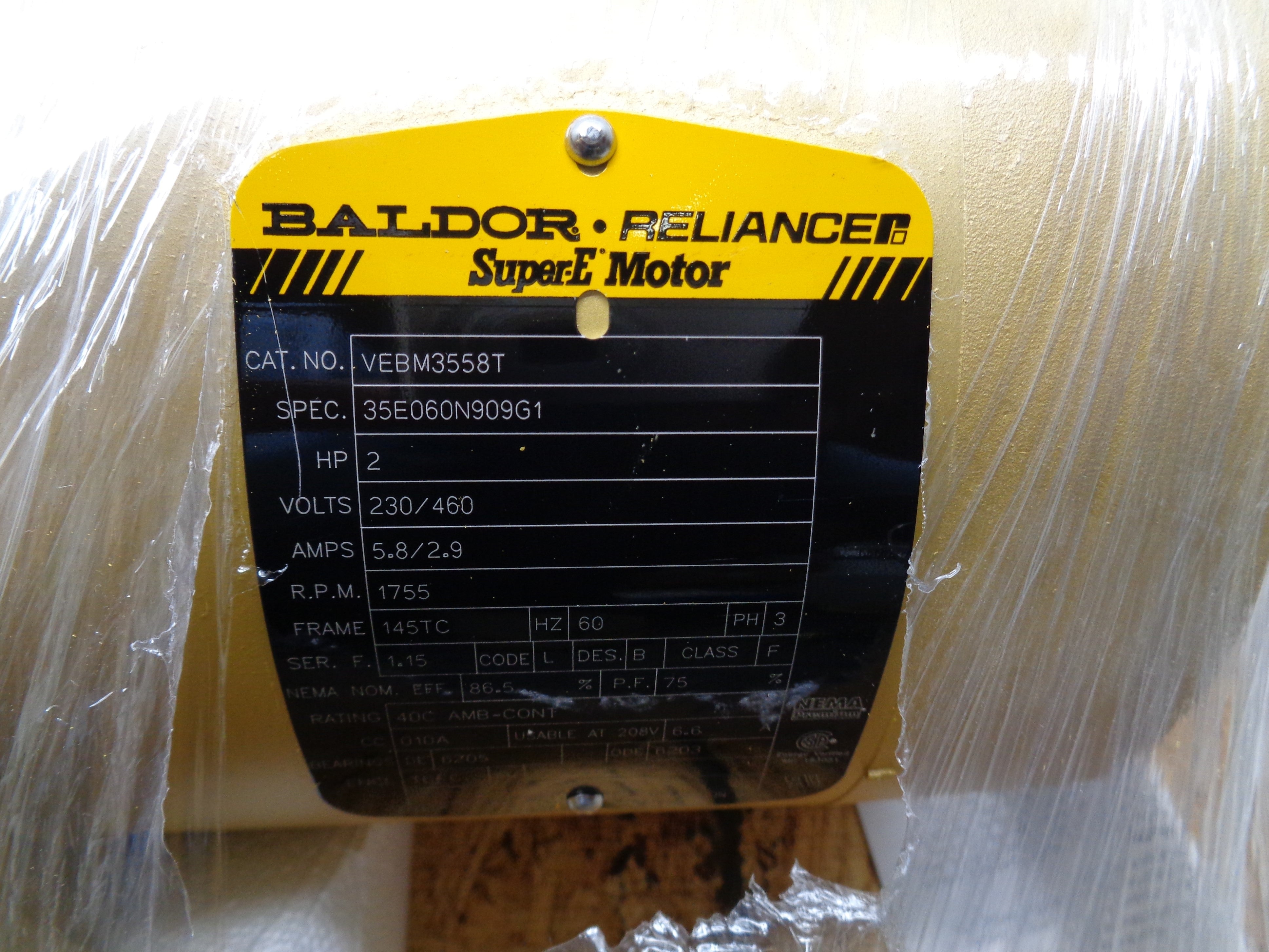 BALDOR VEBM3558T SER.F NSMP